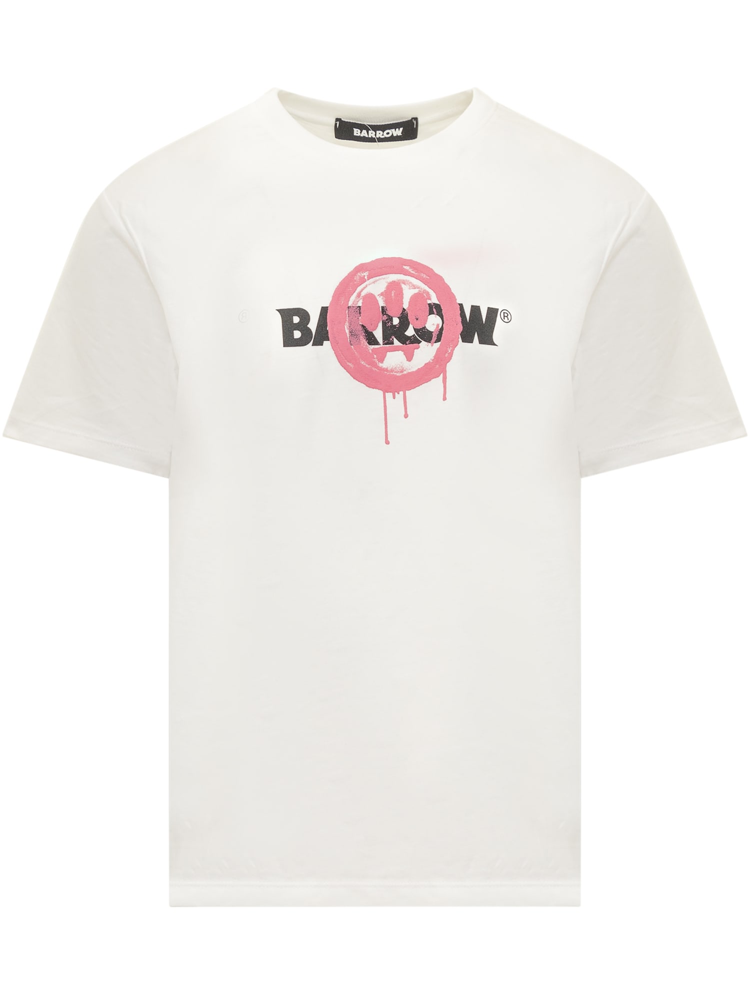 Shop Barrow Graffiti T-shirt In Off White