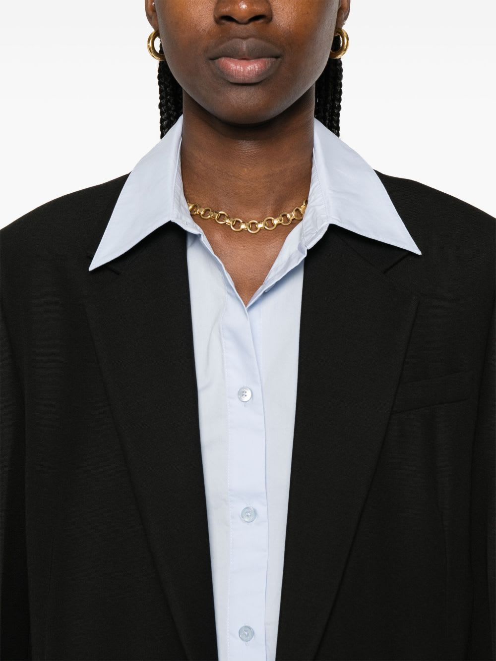 Totême Toteme Women Peak Lapel Blazer In Black