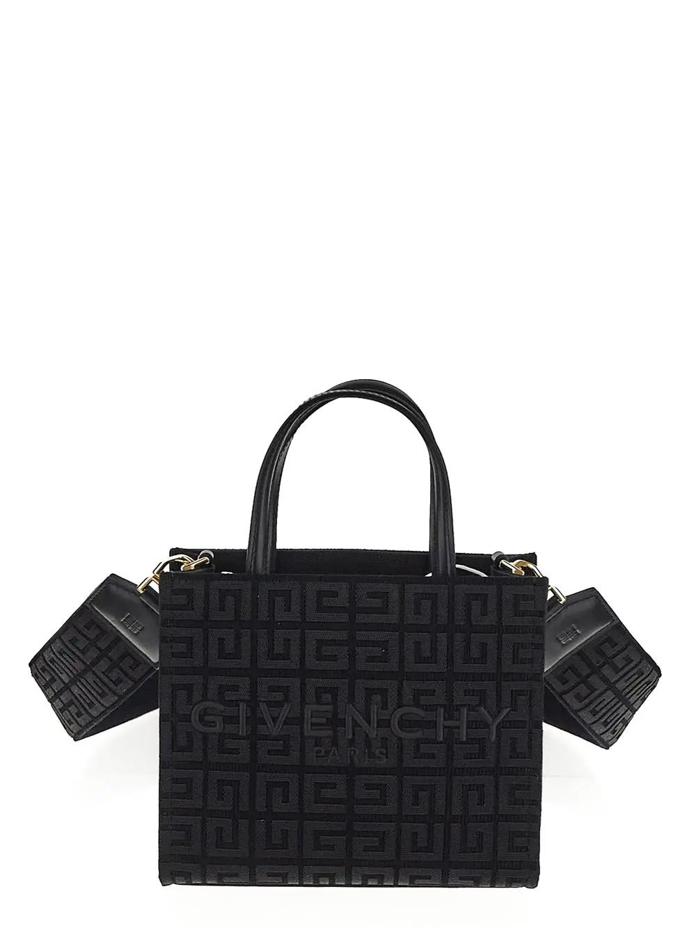 Shop Givenchy G-tote Mini Bag In Black