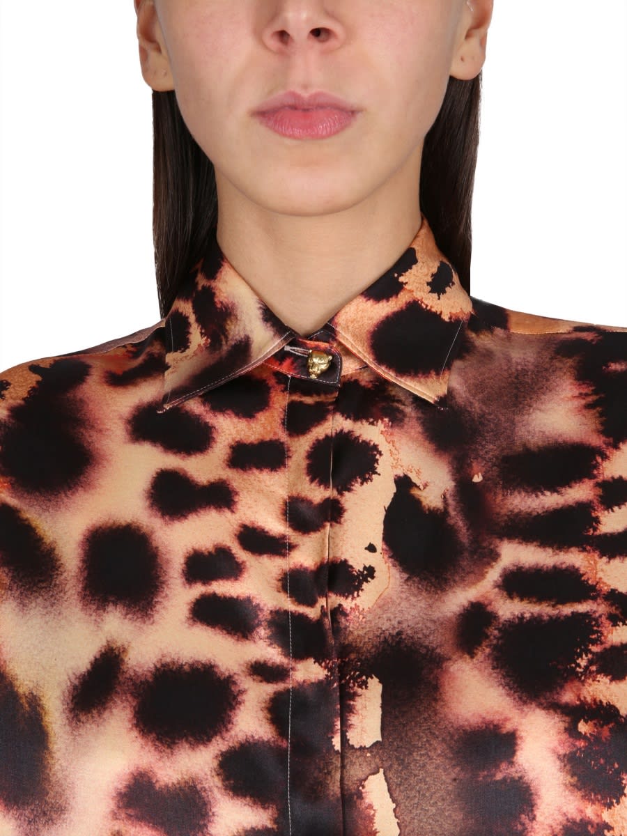Roberto Cavalli Synthetic Fibers Shirt In Pink