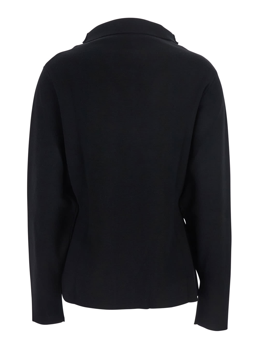 P.a.r.o.s.h Black Sweater With High Neck In Wool And Cashmere Woman In Black