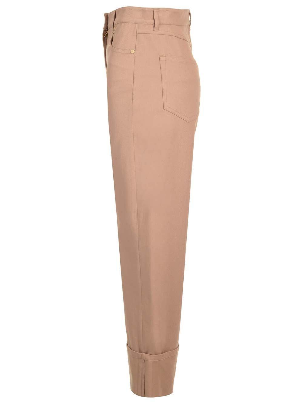 's Max Mara Logo Patch Straight Leg Trousers
