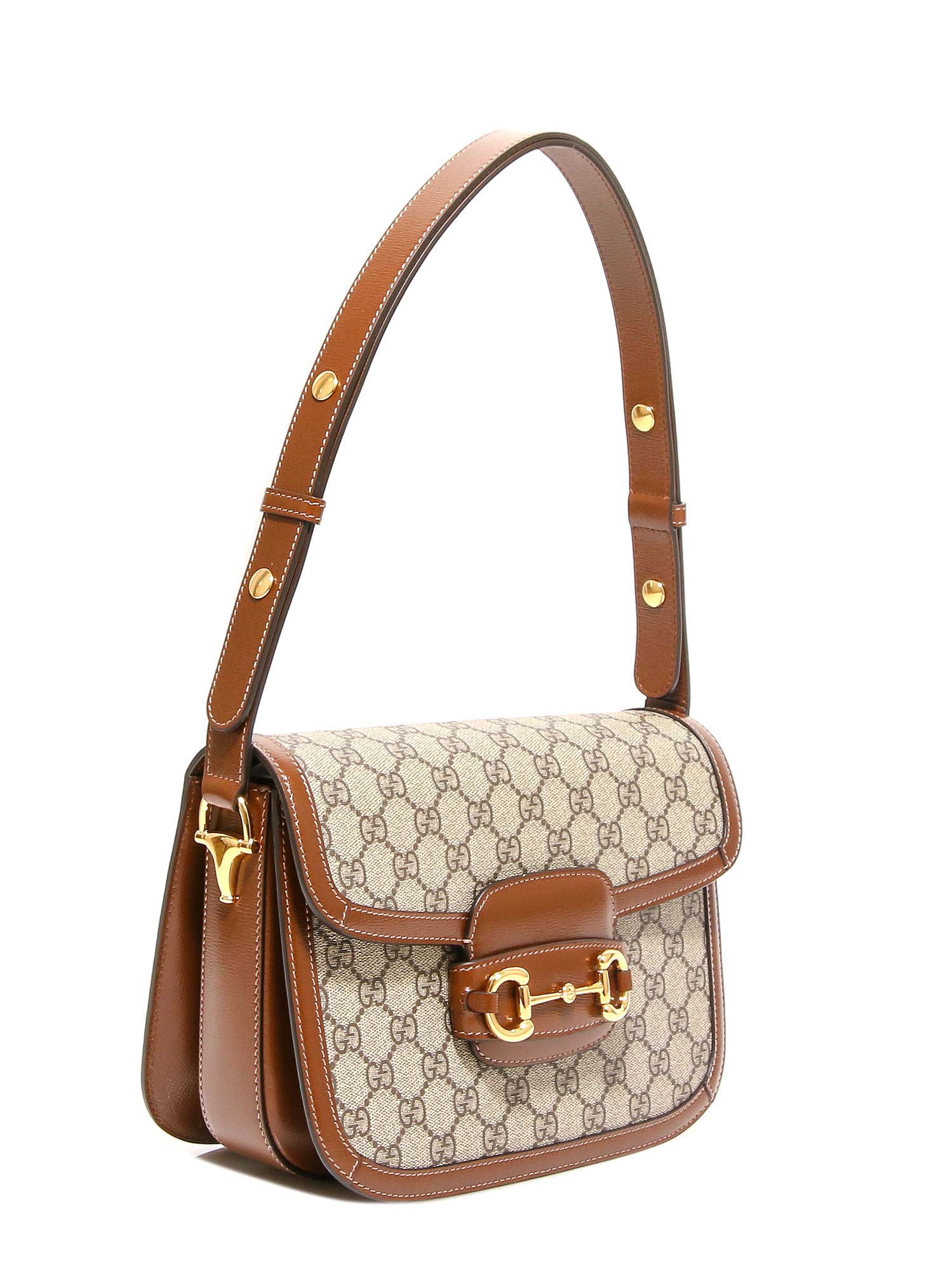 Gucci Horsebit 1955 Jumbo GG Bag - Brown