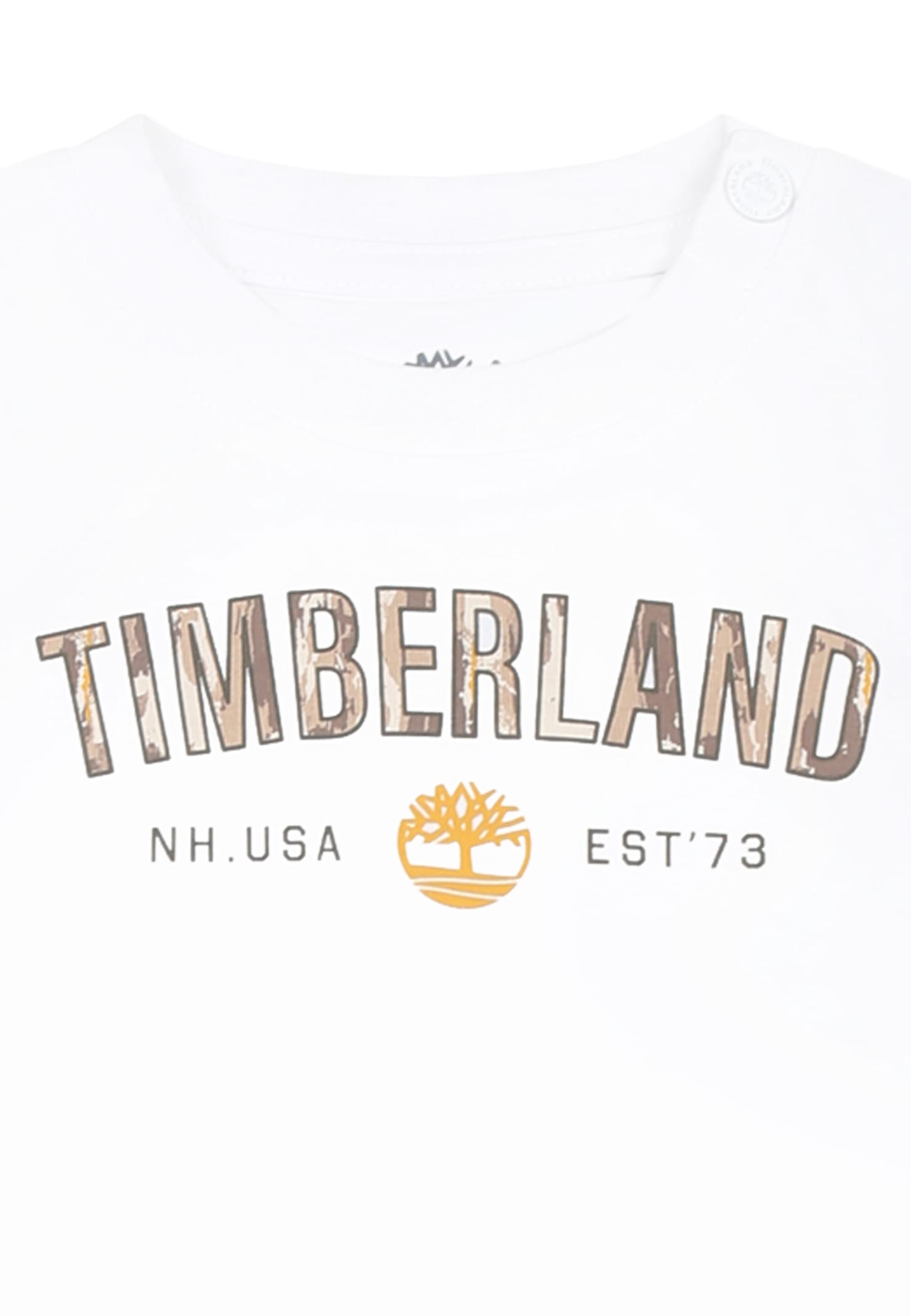 Timberland Multicolor Suit Orbaby Boy With Logo In White