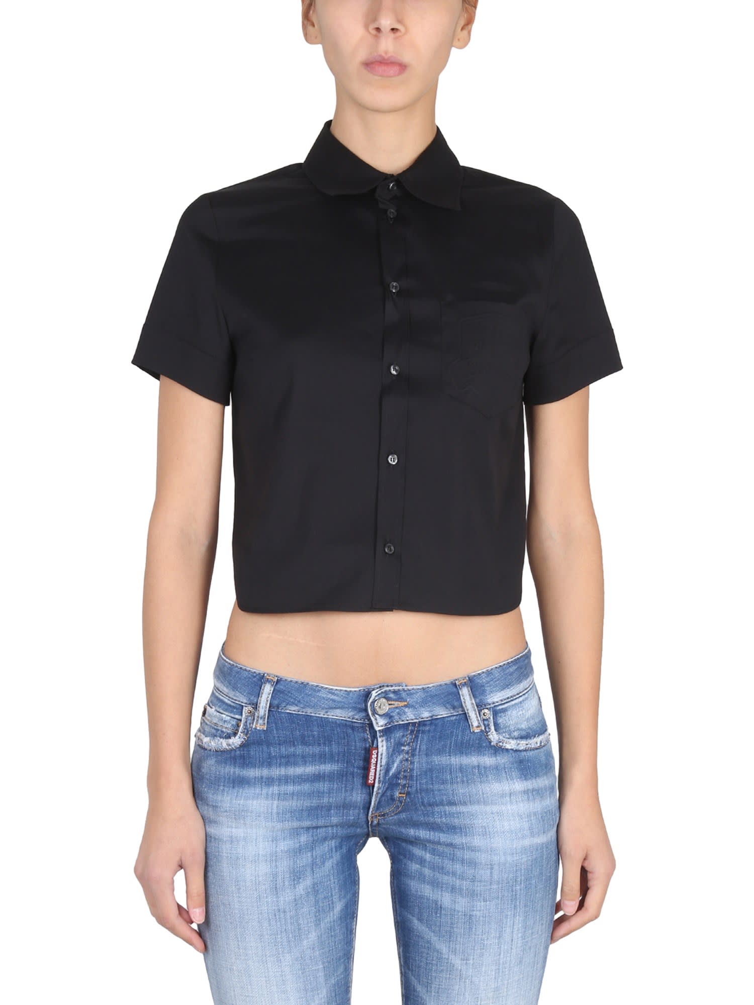DSQUARED2 CROPPED SHIRT