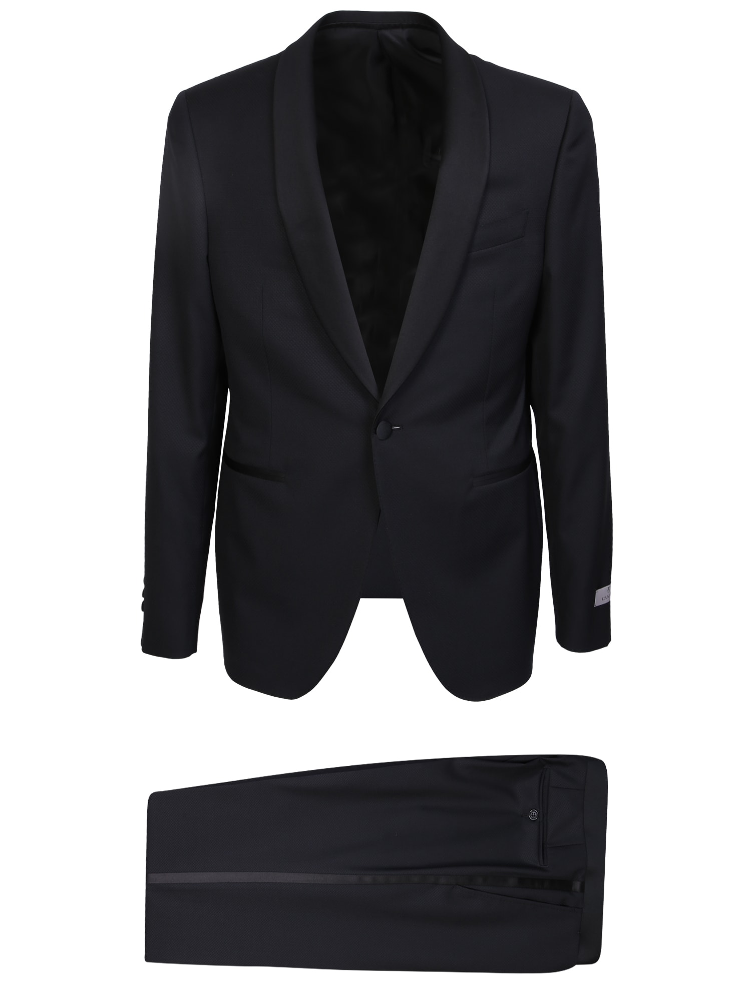 CANALI SINGLE-BREASTED BLACK SUIT