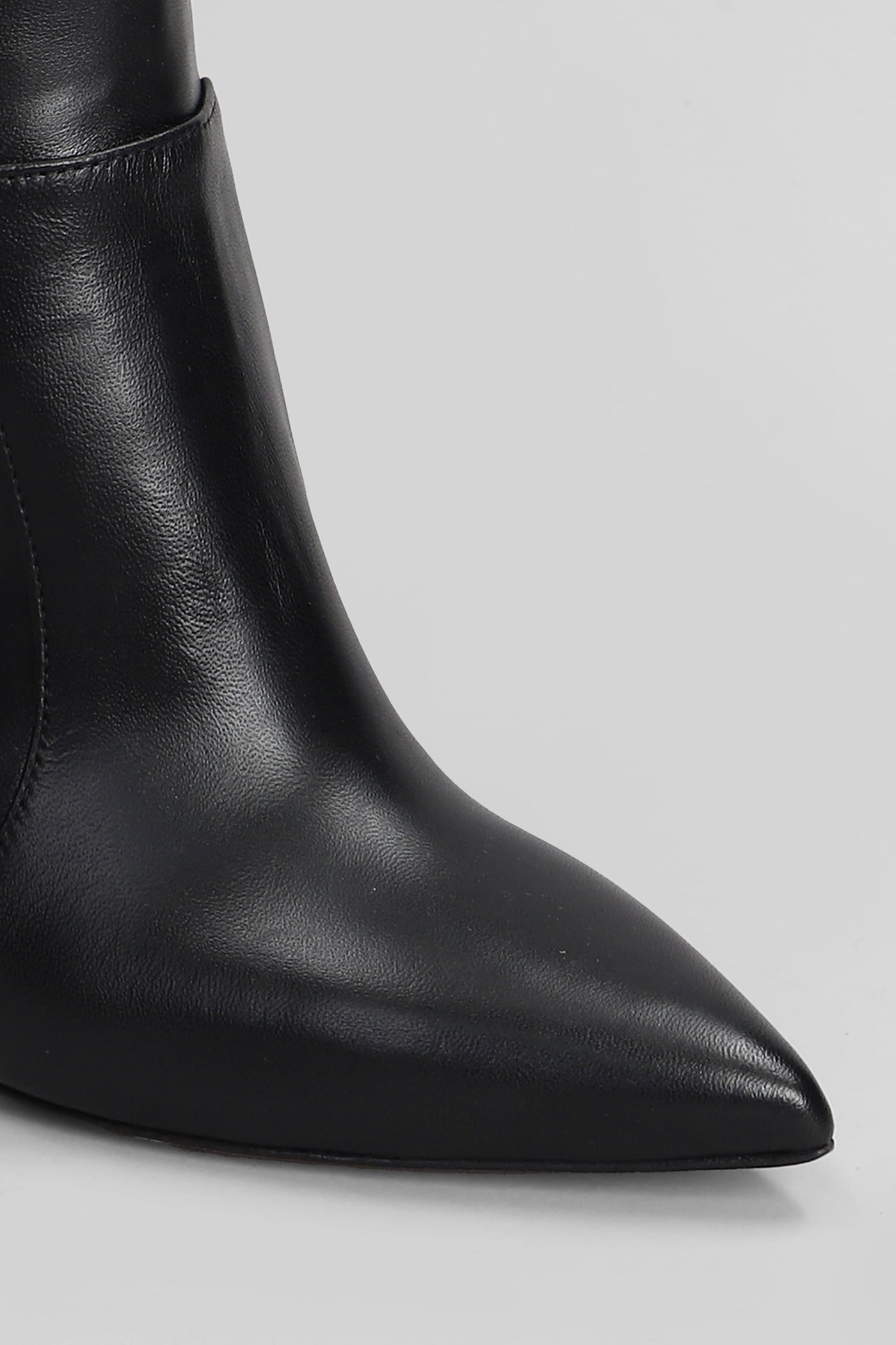 Shop The Seller Texan Ankle Boots In Black Leather