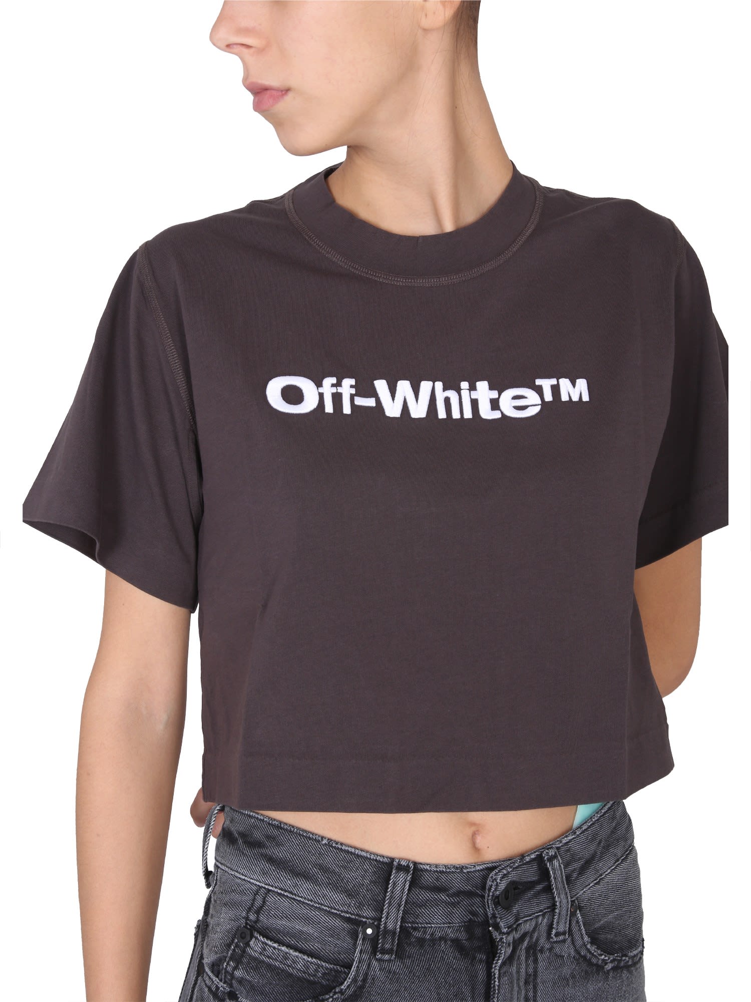 T-shirts Céline - Logo T-shirt in Off White - 2X314916G01OB