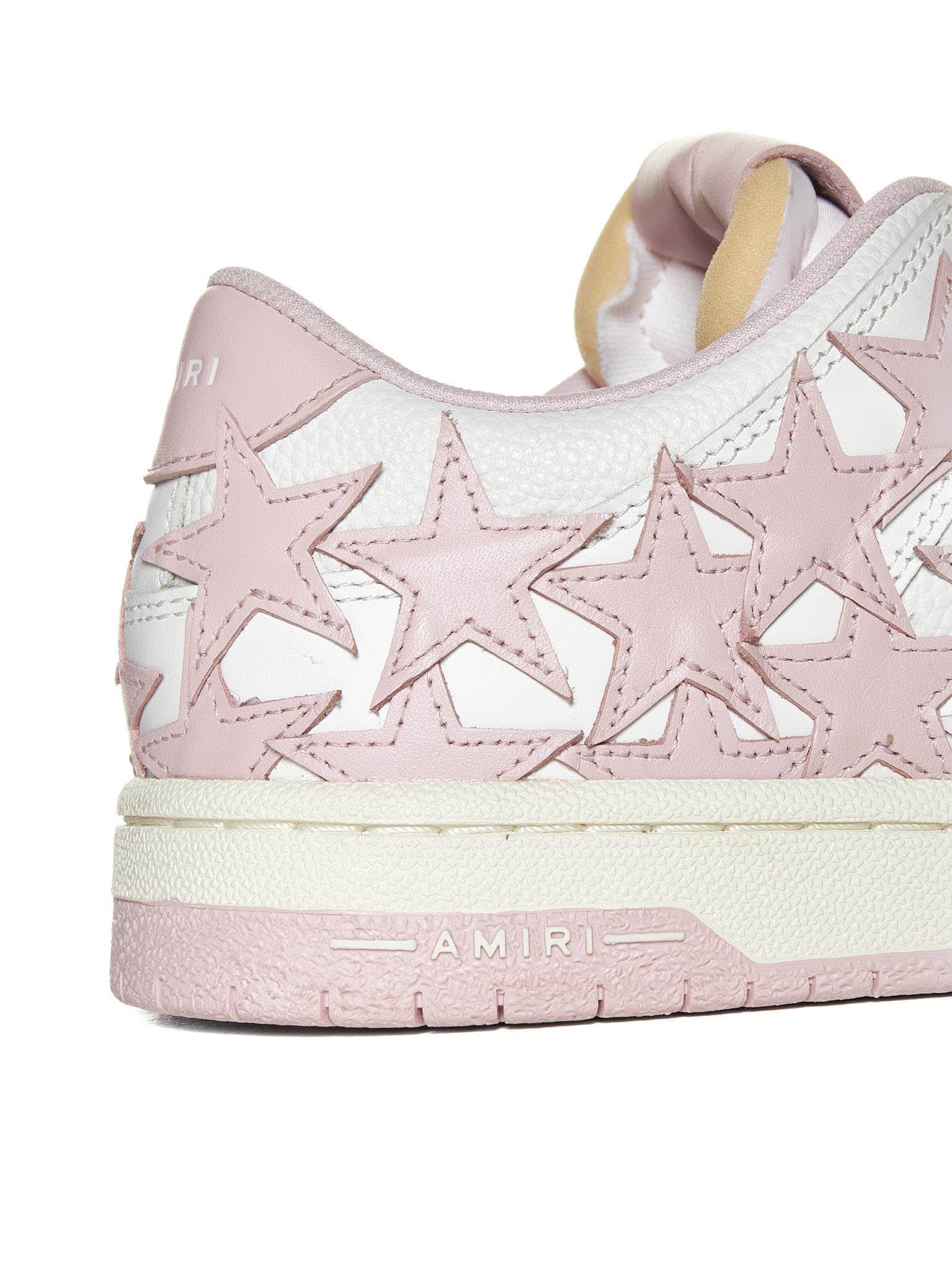 Shop Amiri Sneakers In White Pink