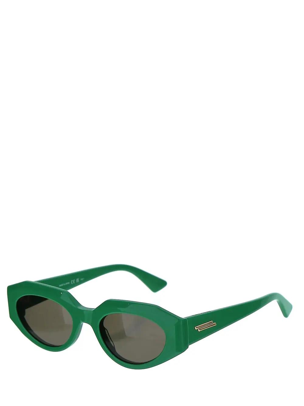 Bottega Veneta Cat Eye Sunglasses In Green