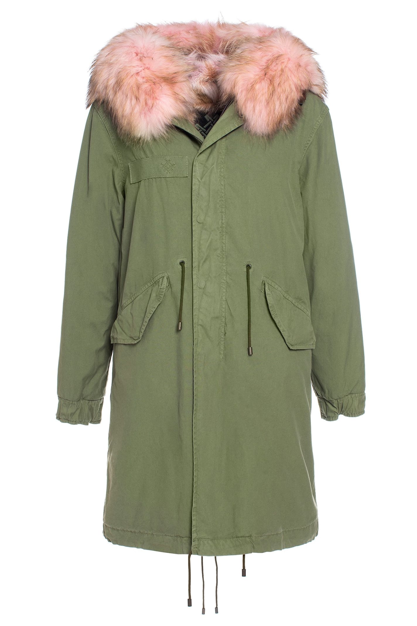 Mr & Mrs Italy Army Parka With Coyote Fur