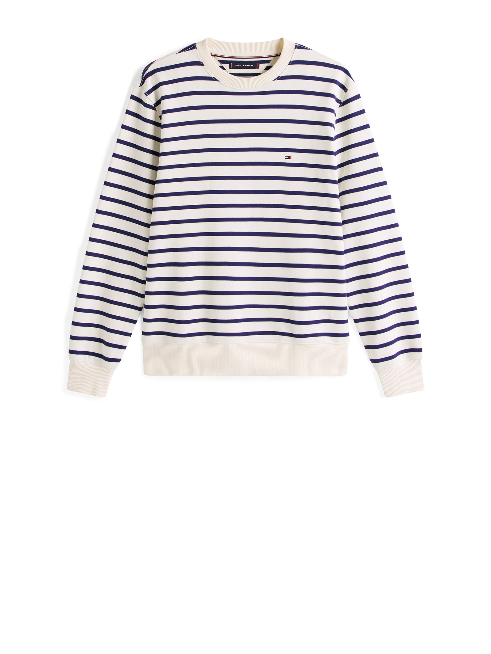 Tommy Hilfiger Essential Terry Stripe Crewneck Clothing In Pattern