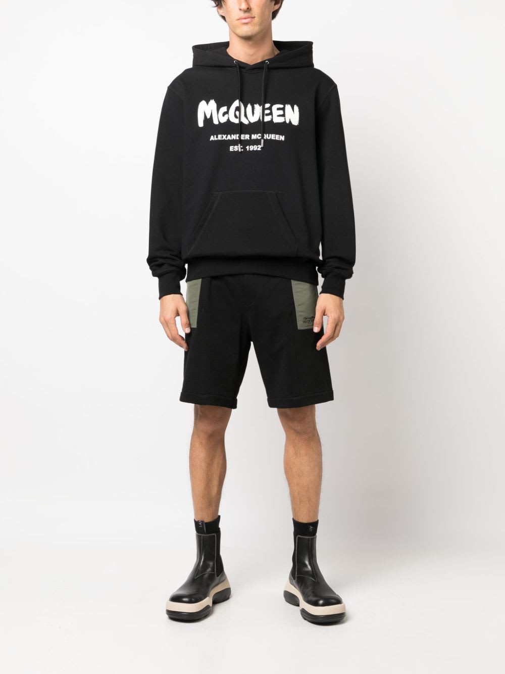 Alexander Mcqueen Alexander Mc Queen Organic Cotton Shorts In Multicolor