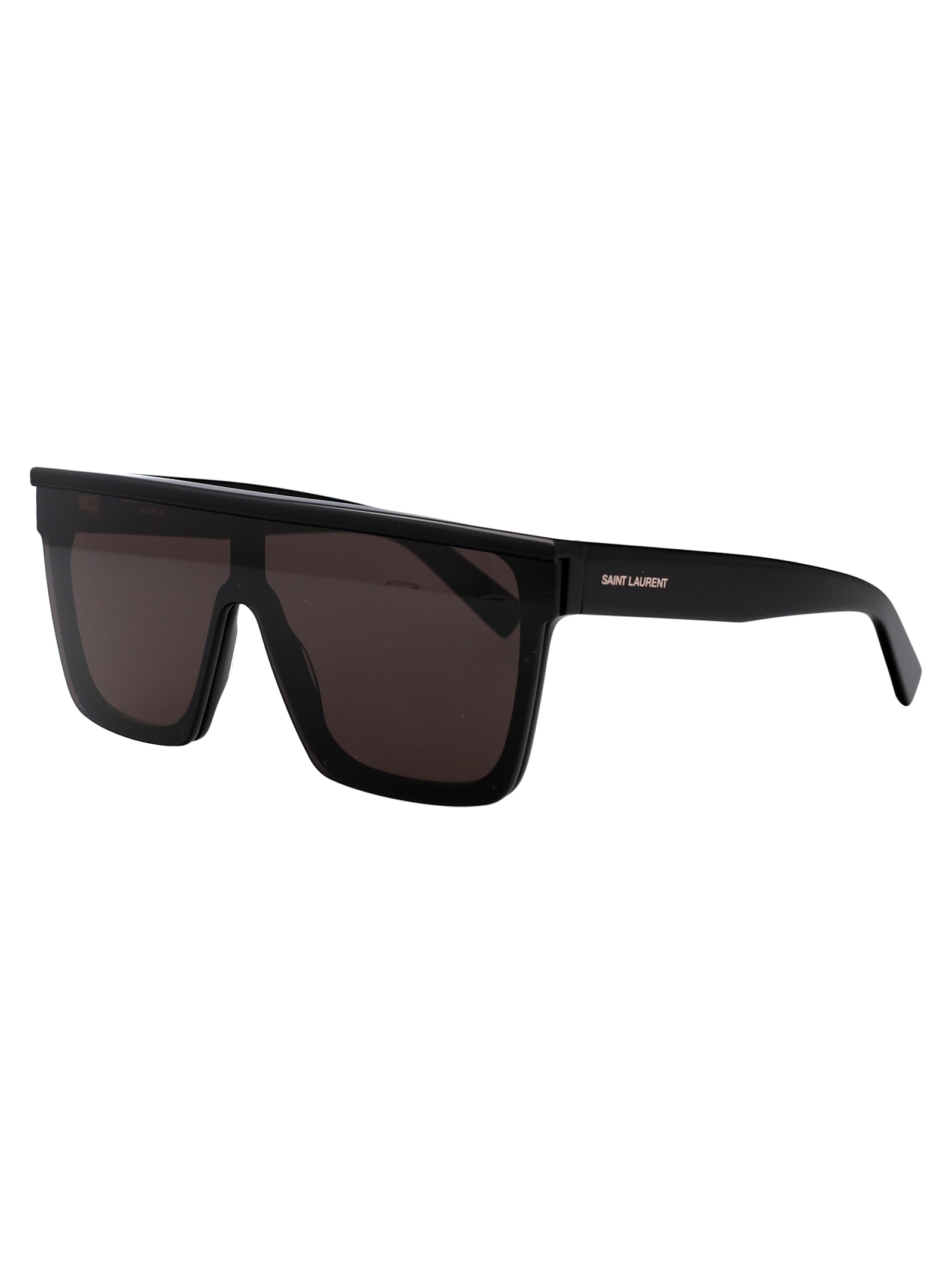 Saint Laurent Sl 607 Sunglasses In Brown