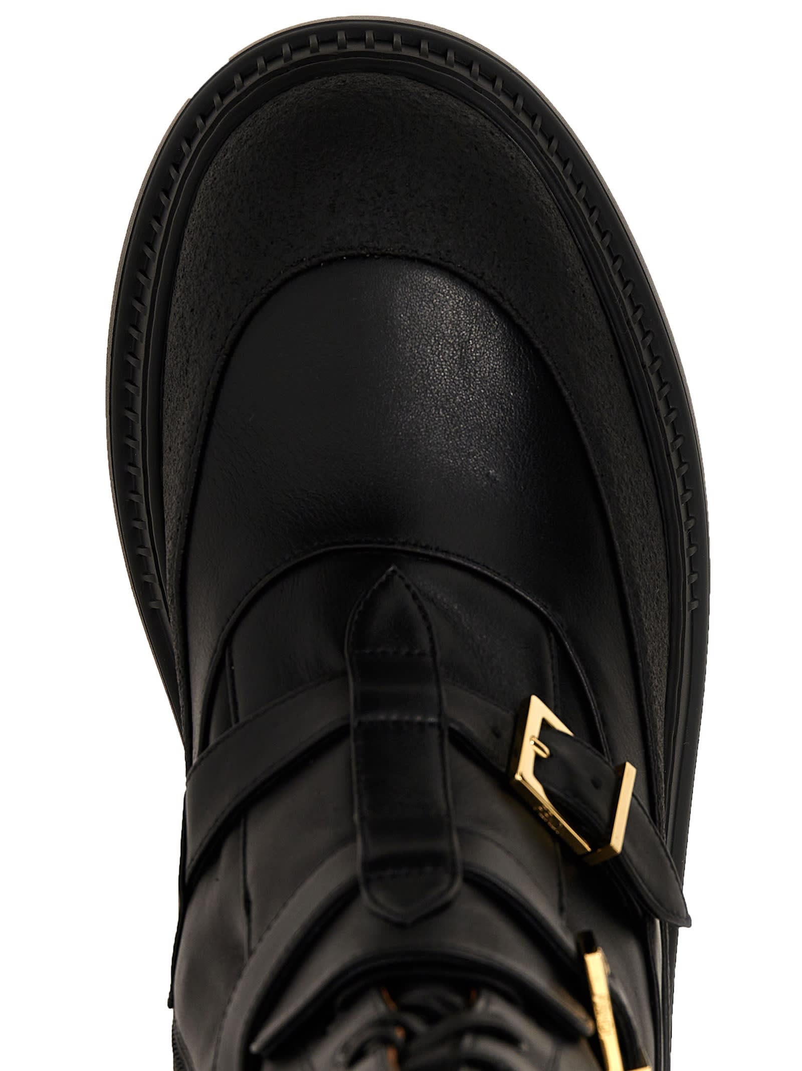 Shop Fendi Delfina Ankle Boots In Black