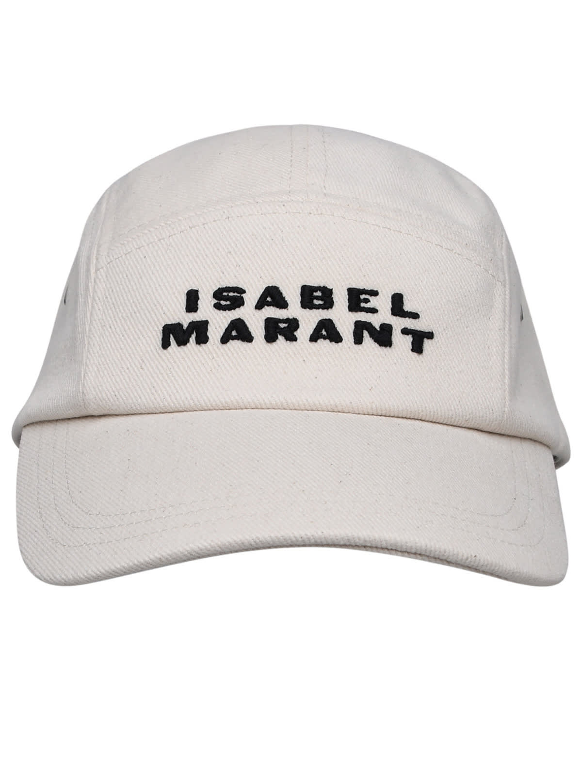 Shop Isabel Marant Tedji Hat In Ivory Cotton In Beige