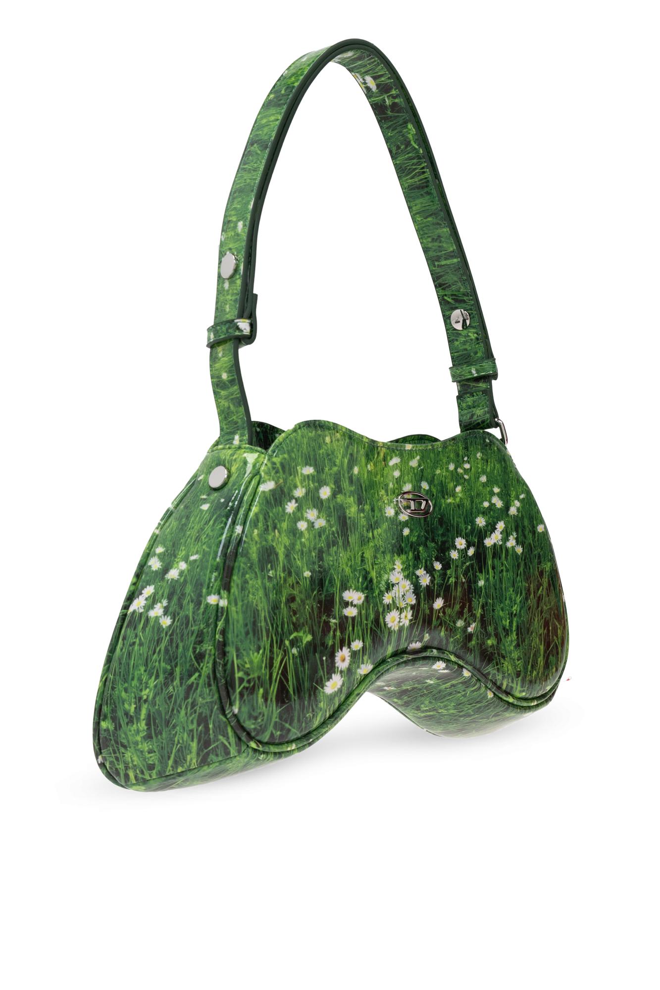Diesel Shoulder Bag Play In Green