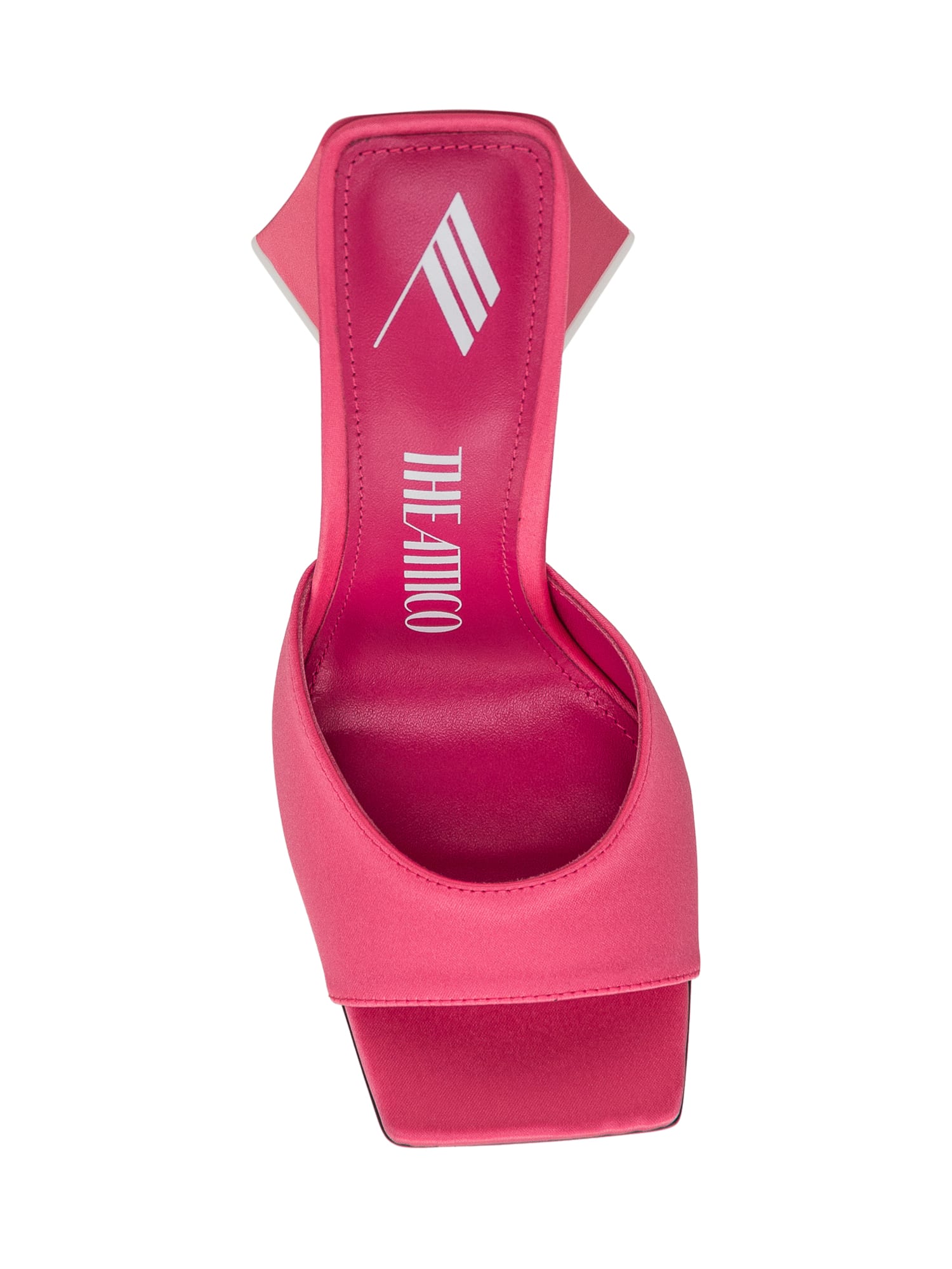 Shop Attico Devon Mule Sandal In Pink