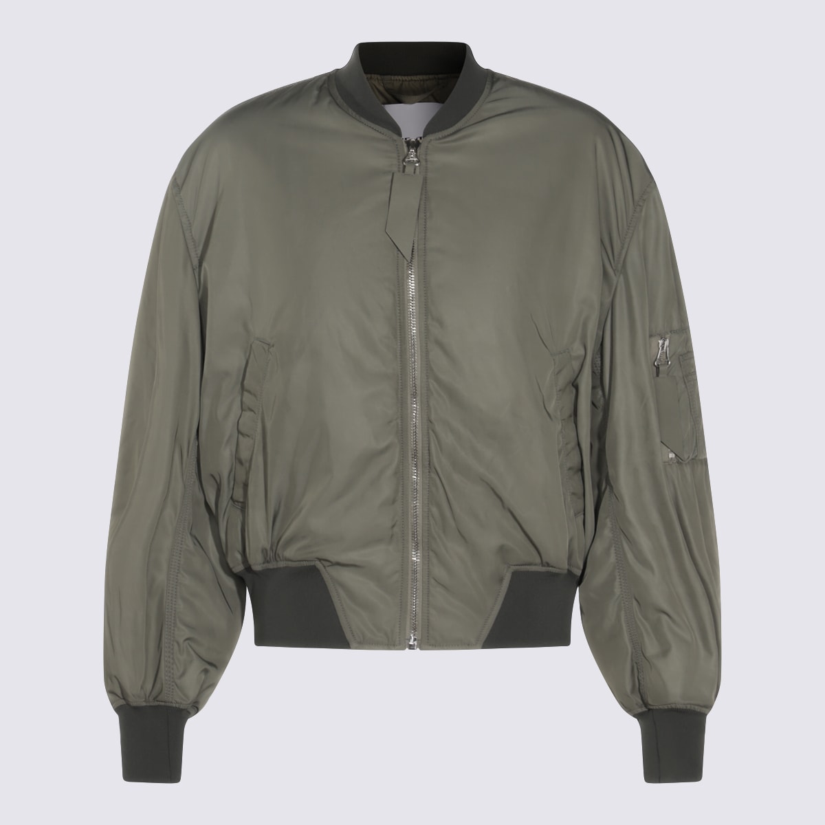 Dark Green Casual Jacket