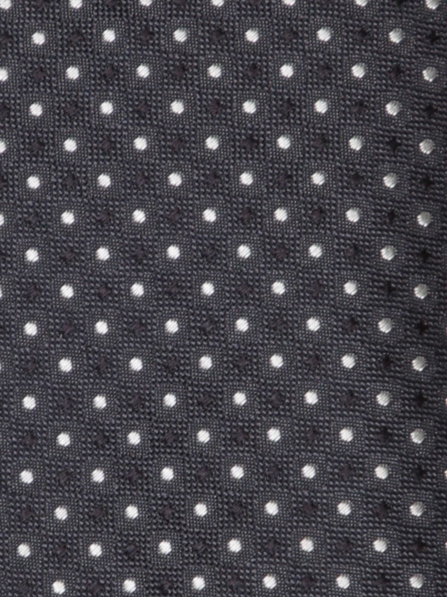 Shop Canali Polka Dot Blue/black/ White Tie