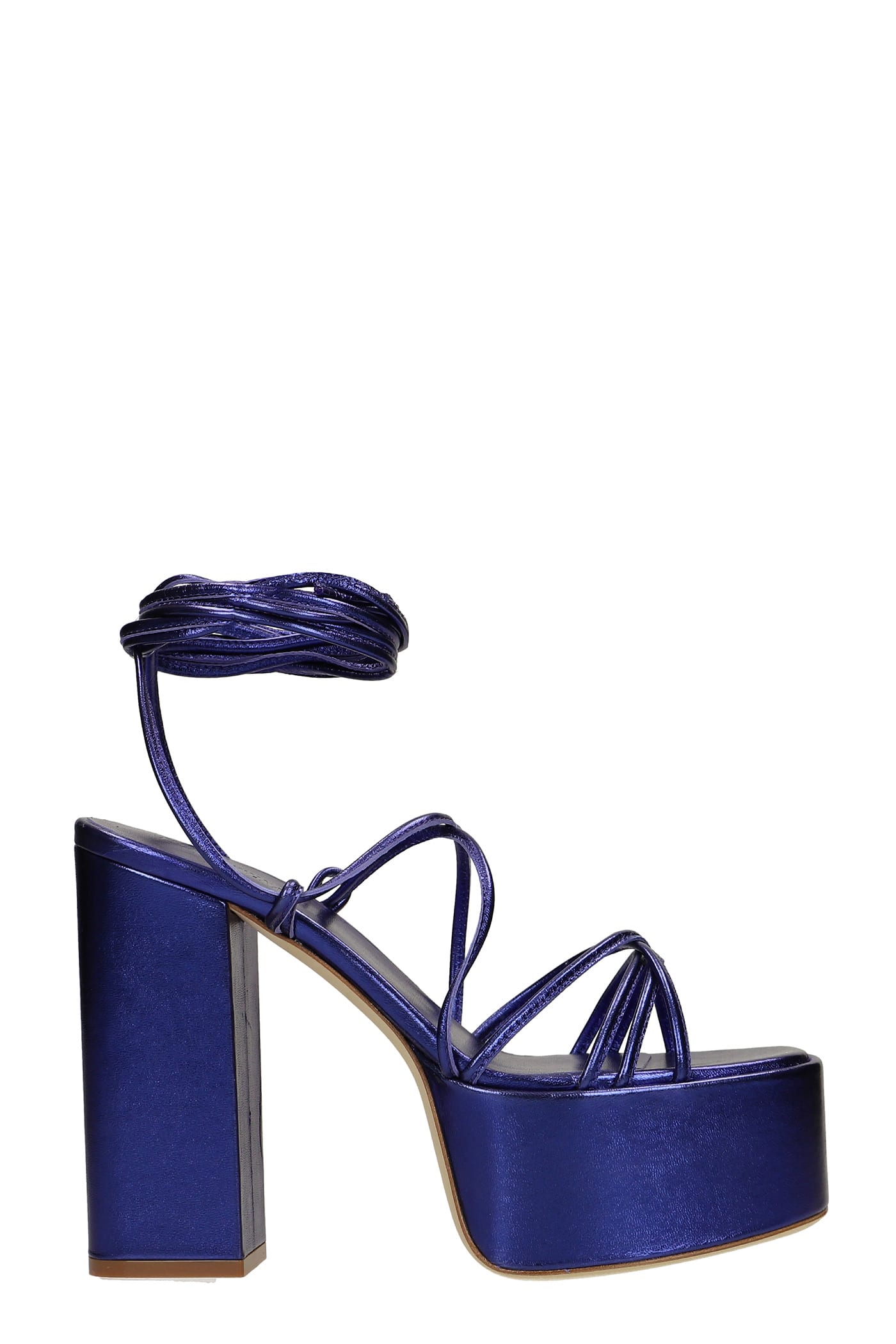 Paris Texas Malena Sandals In Viola Leather