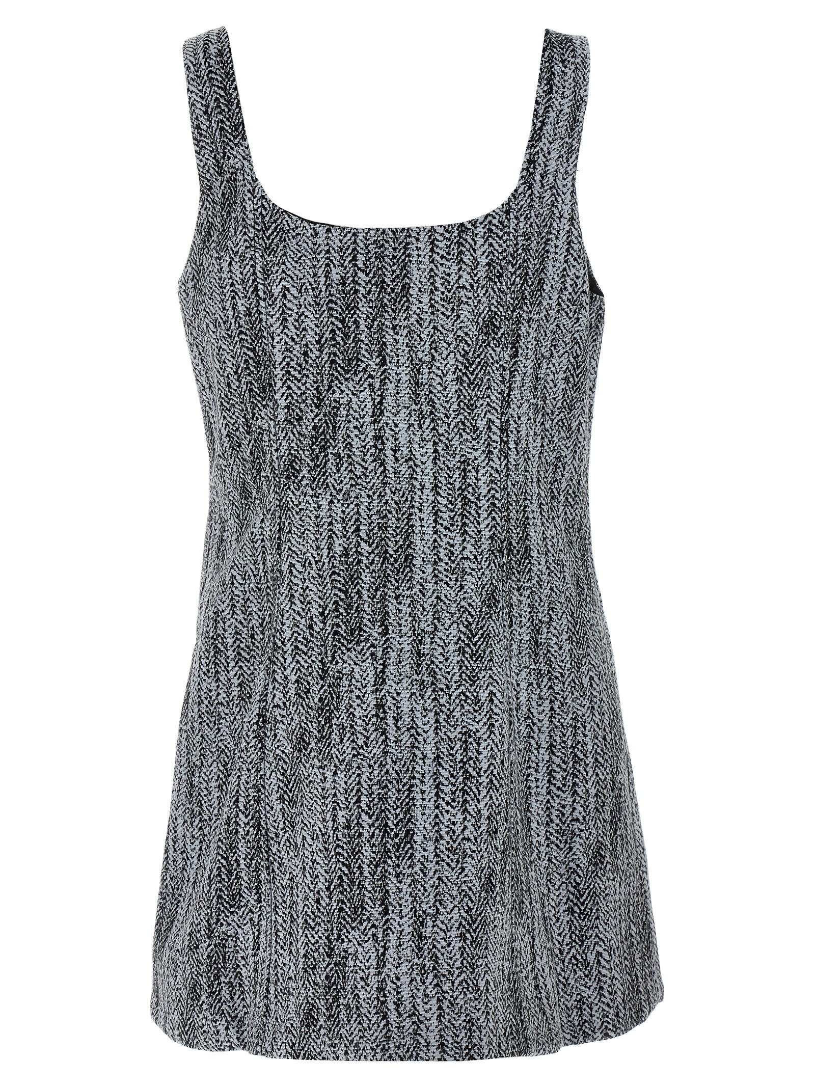 Ganni Women Tweed Dress In Blue