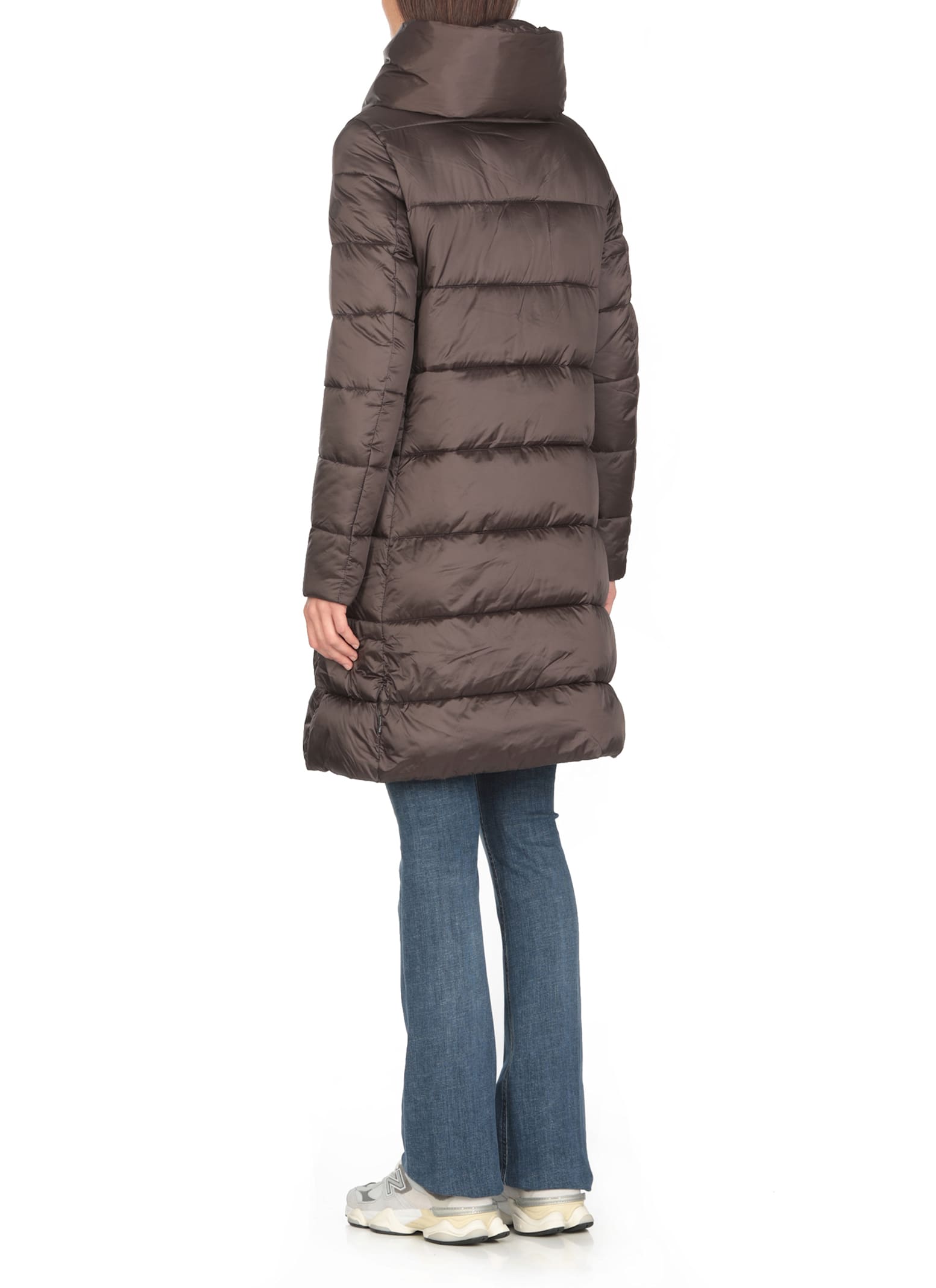 Shop Save The Duck Lysa Padded Coat In Brown