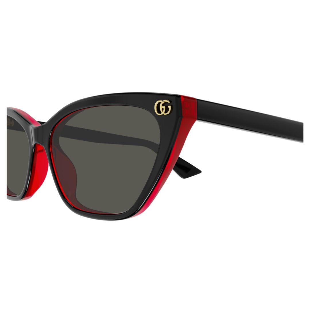 Gucci Grey Cat Eye Ladies Sunglasses Gg1815s 003 58 In Black
