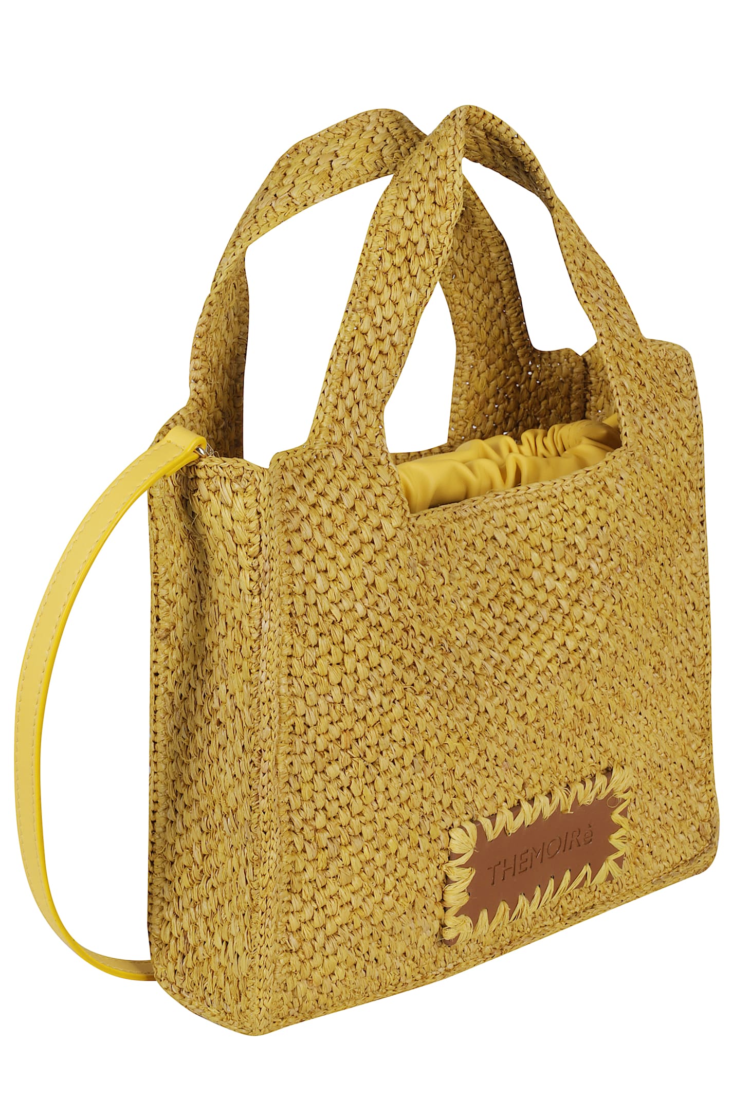 Themoirè Morea Small Raffia Bag