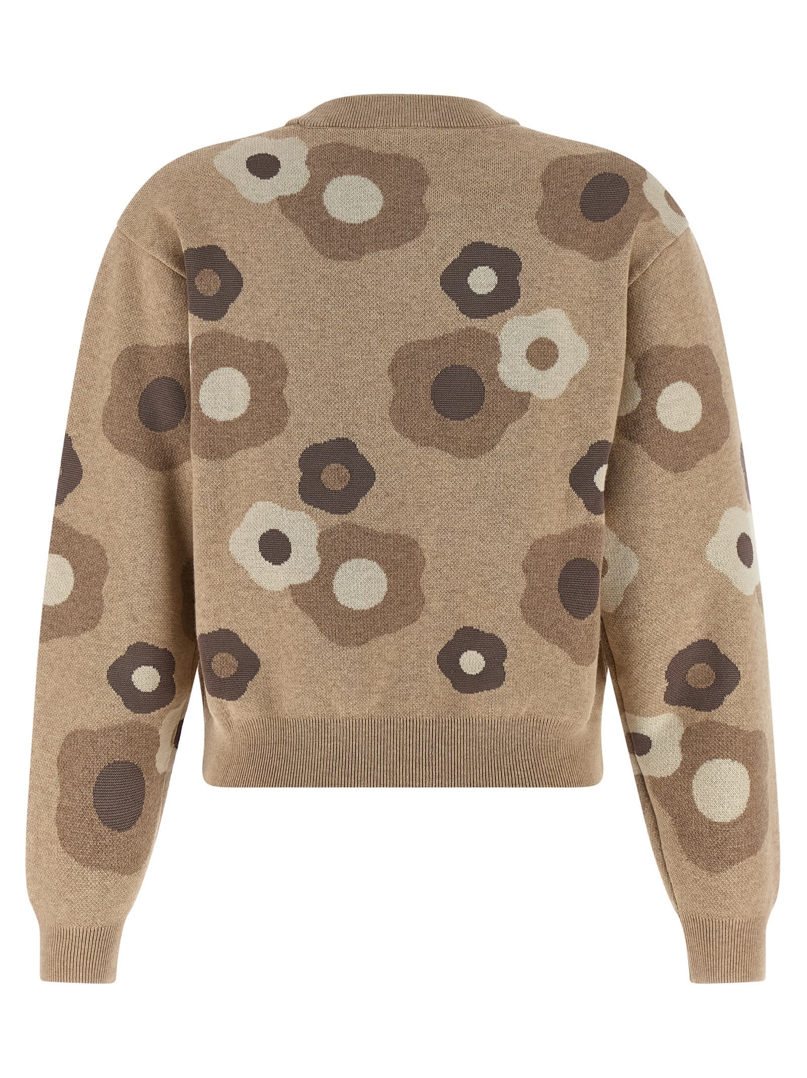 Kenzo Hana Dots Sweater In Brown