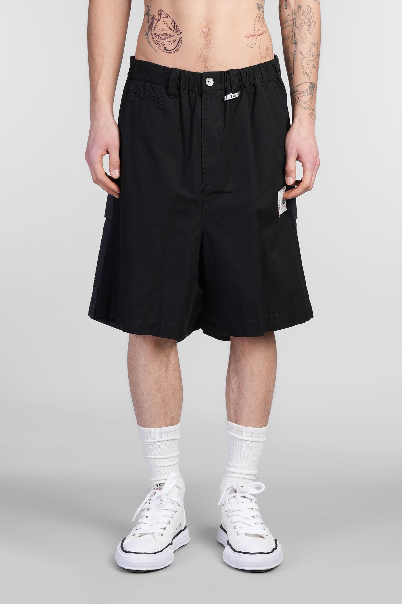 Shorts In Black Cotton