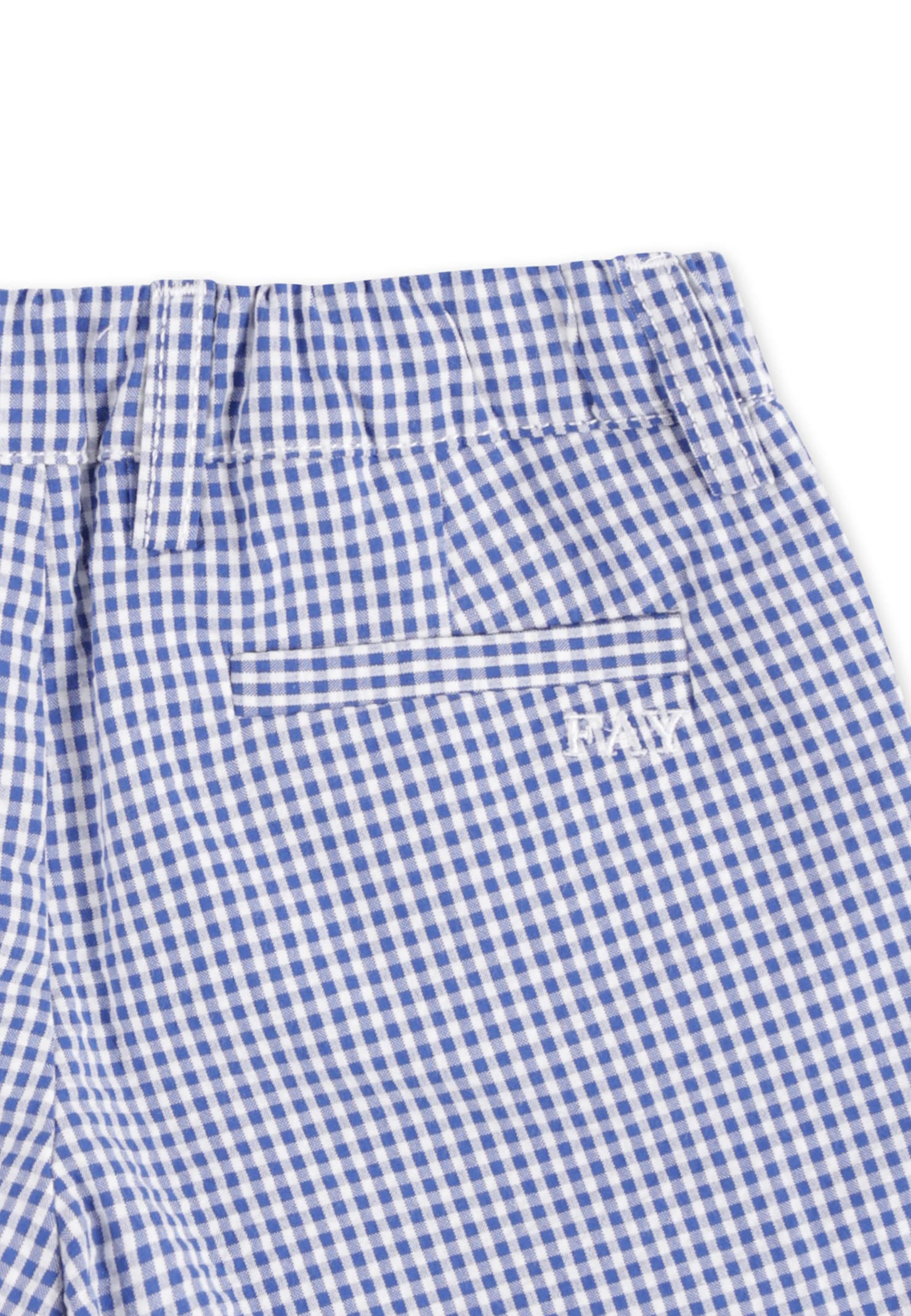 Shop Fay Blue Shorts For Boy With Logo