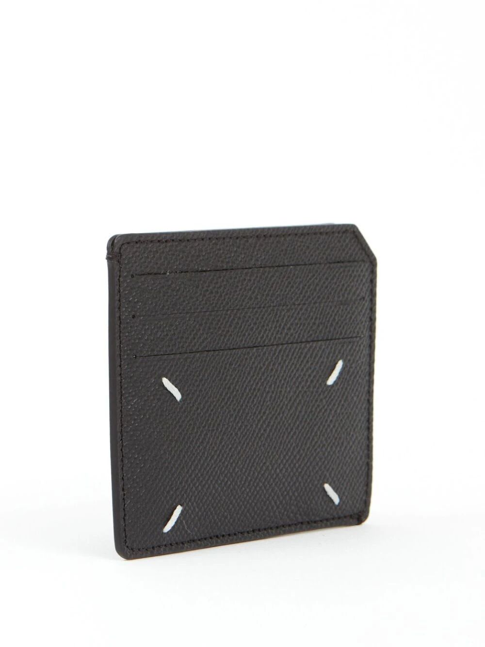 Shop Maison Margiela Card Holder Slim Gap In Black