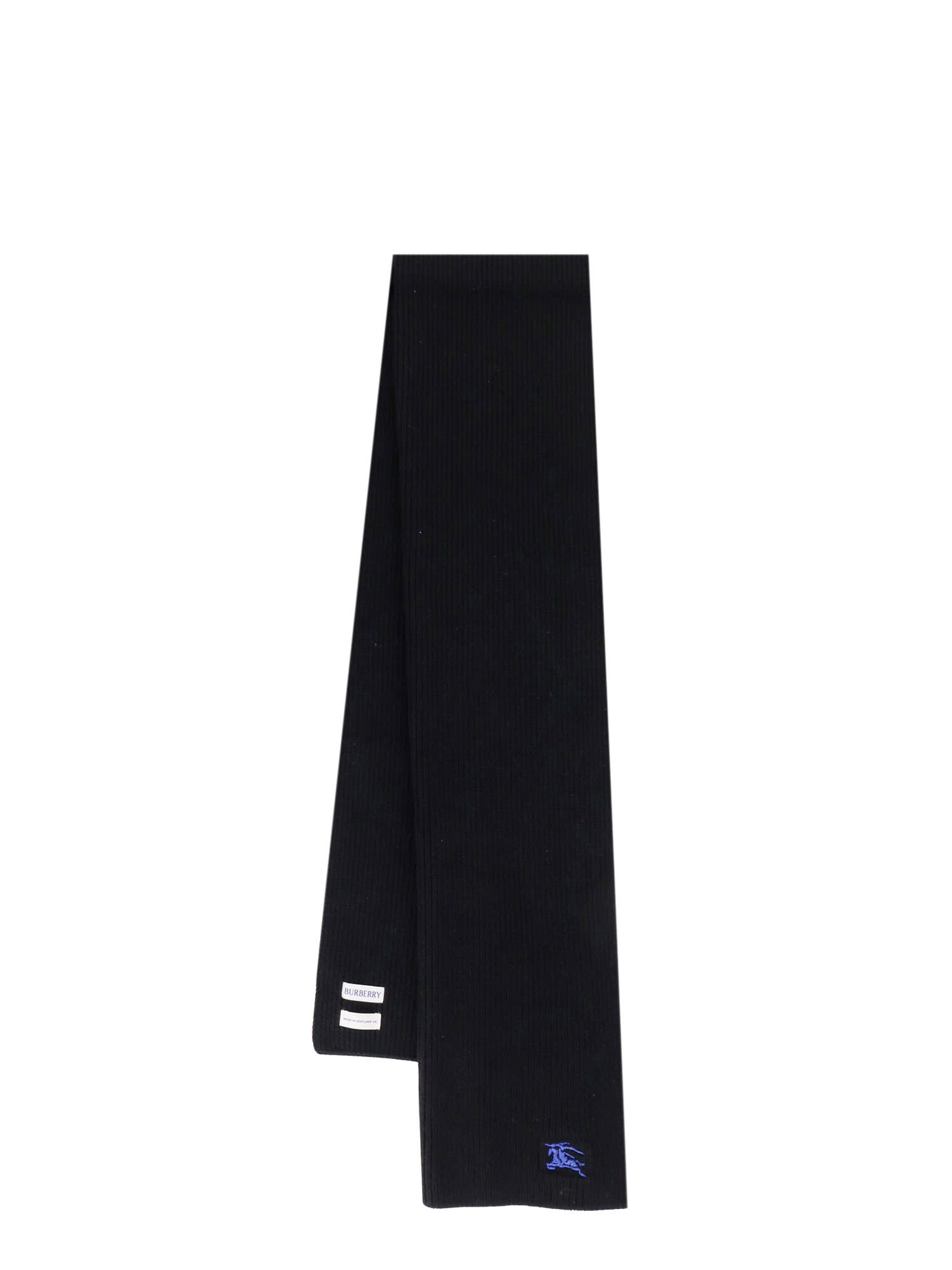 Burberry Cashmere Scarf In Black
