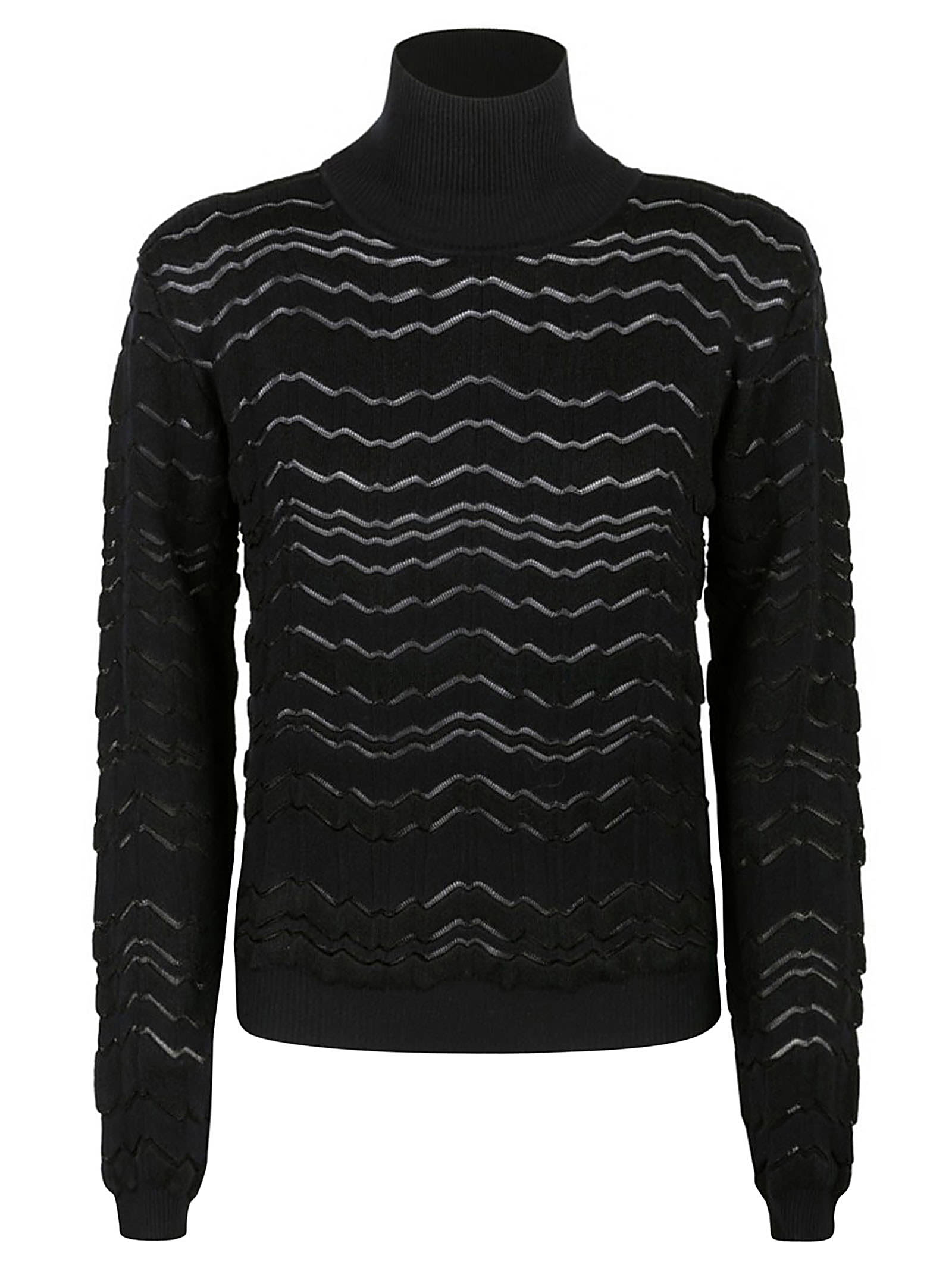 High Neck Semi-see-through Jumper Missoni