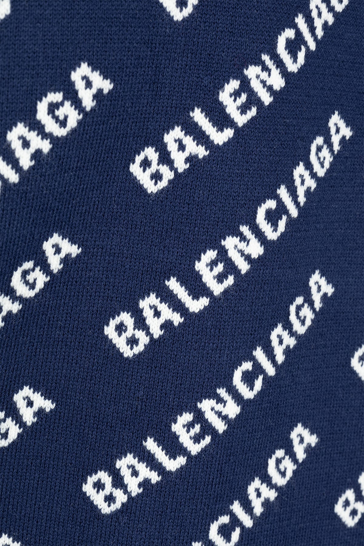 Shop Balenciaga Maglieria In Navy White