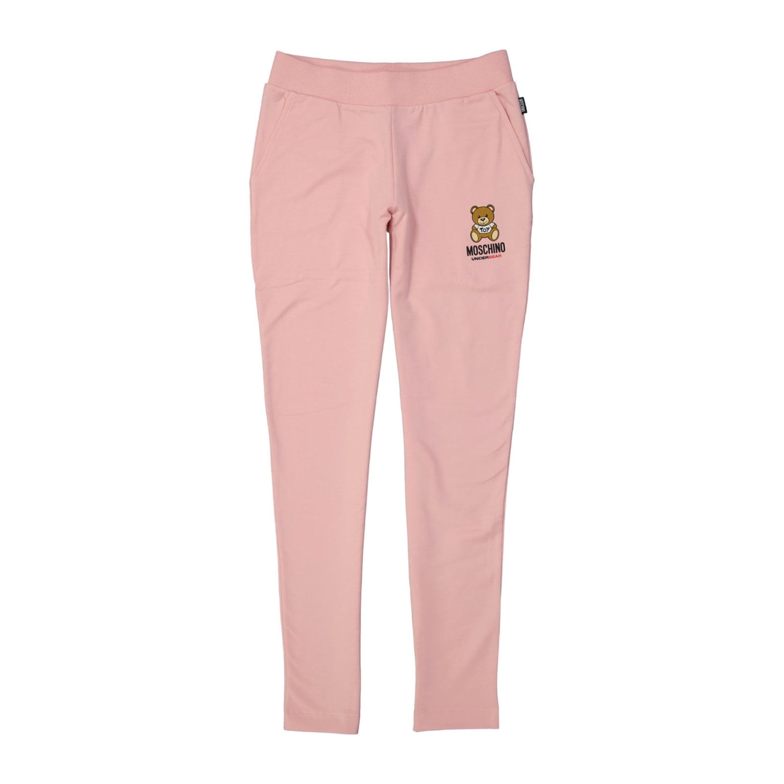 Shop Moschino Underwear Logo Sweatpants In Pink