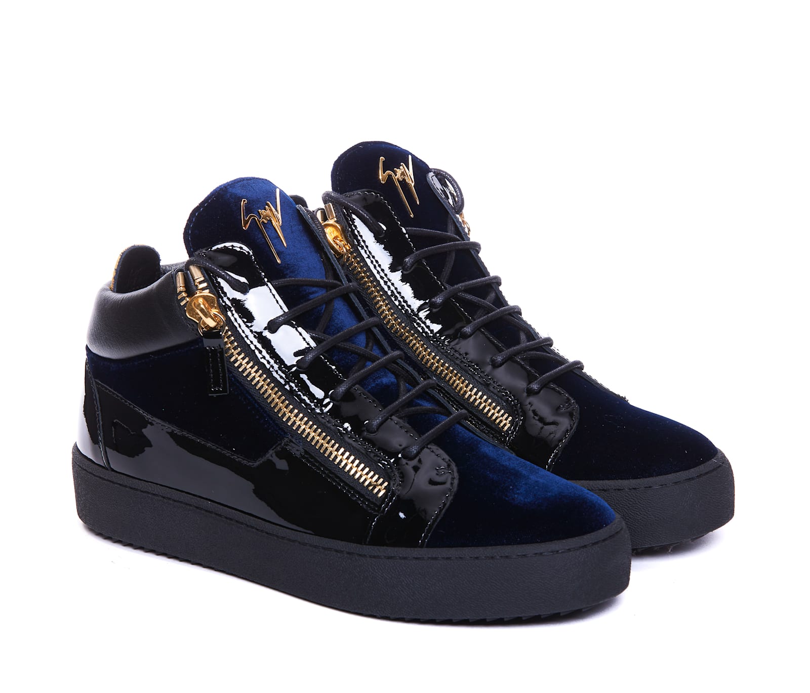 Shop Giuseppe Zanotti Kriss Sneakers In Blue