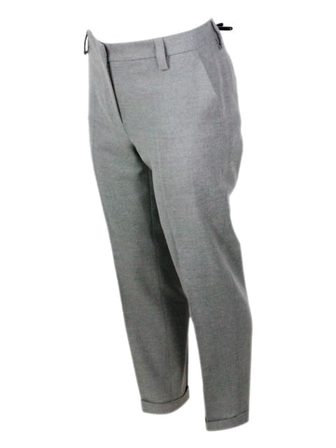 Shop Antonelli Pants In Grey