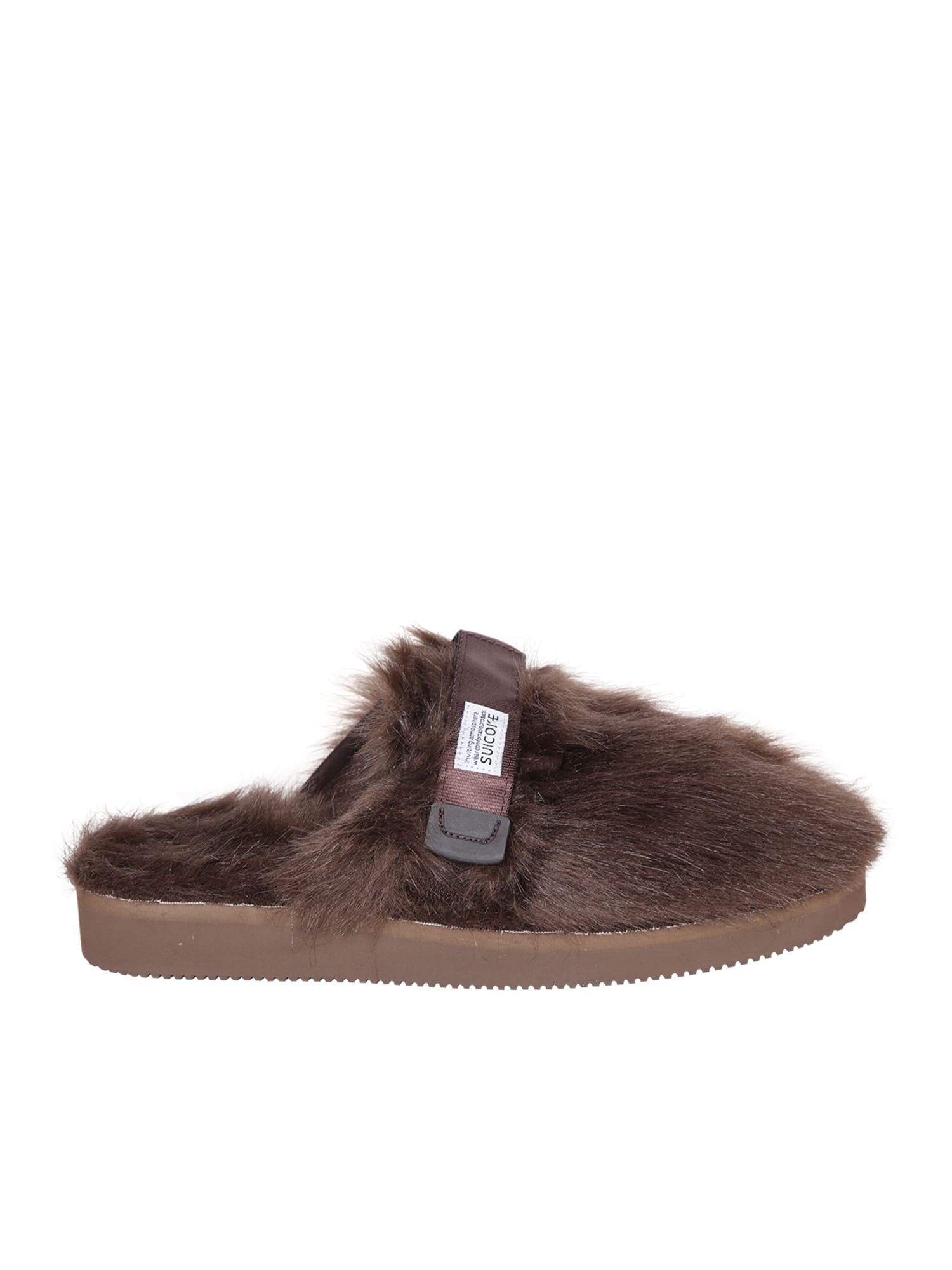 Shop Suicoke Furry Zavo 2eu Brown