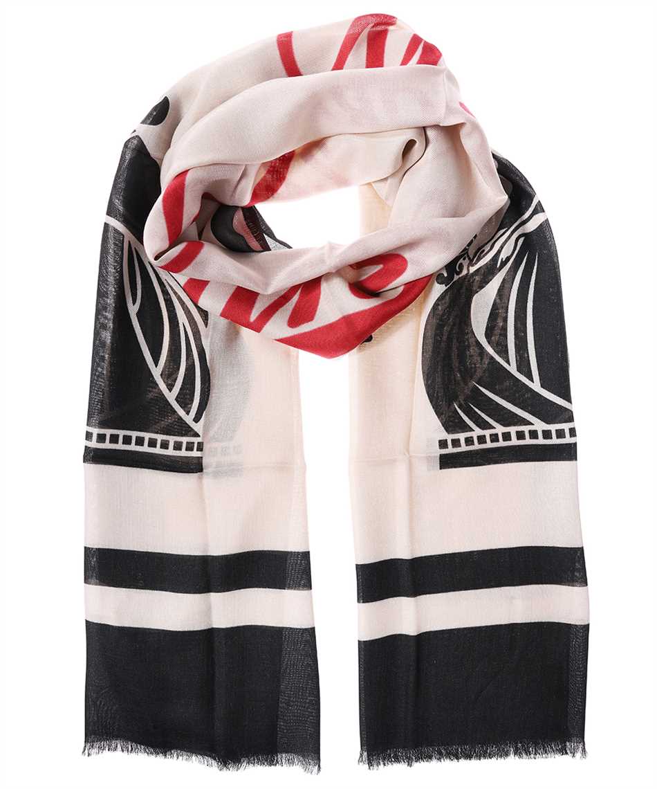 Lanvin Modal And Cashmere Blend Scarf In Black