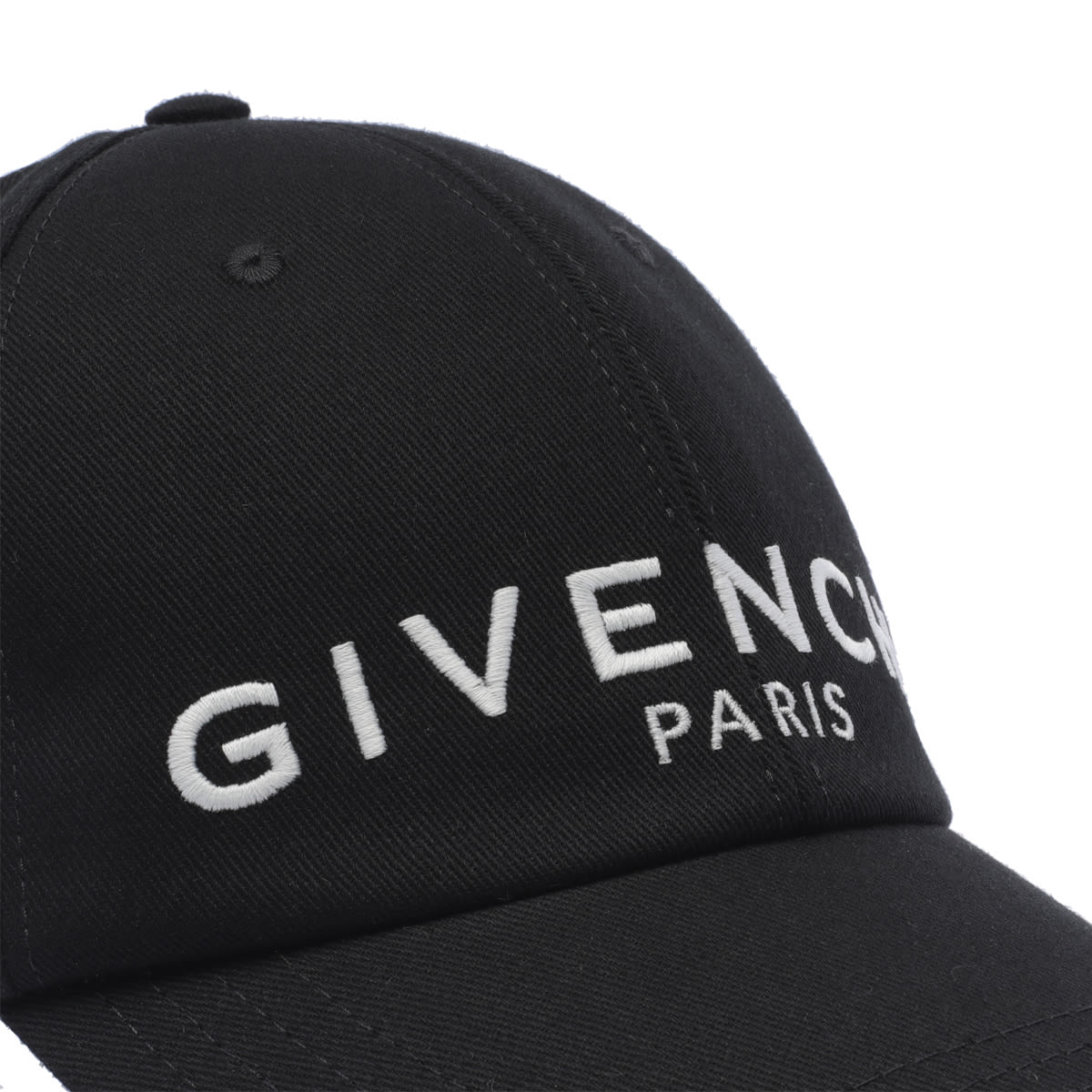 Shop Givenchy Embroidered Logo Cap In Black