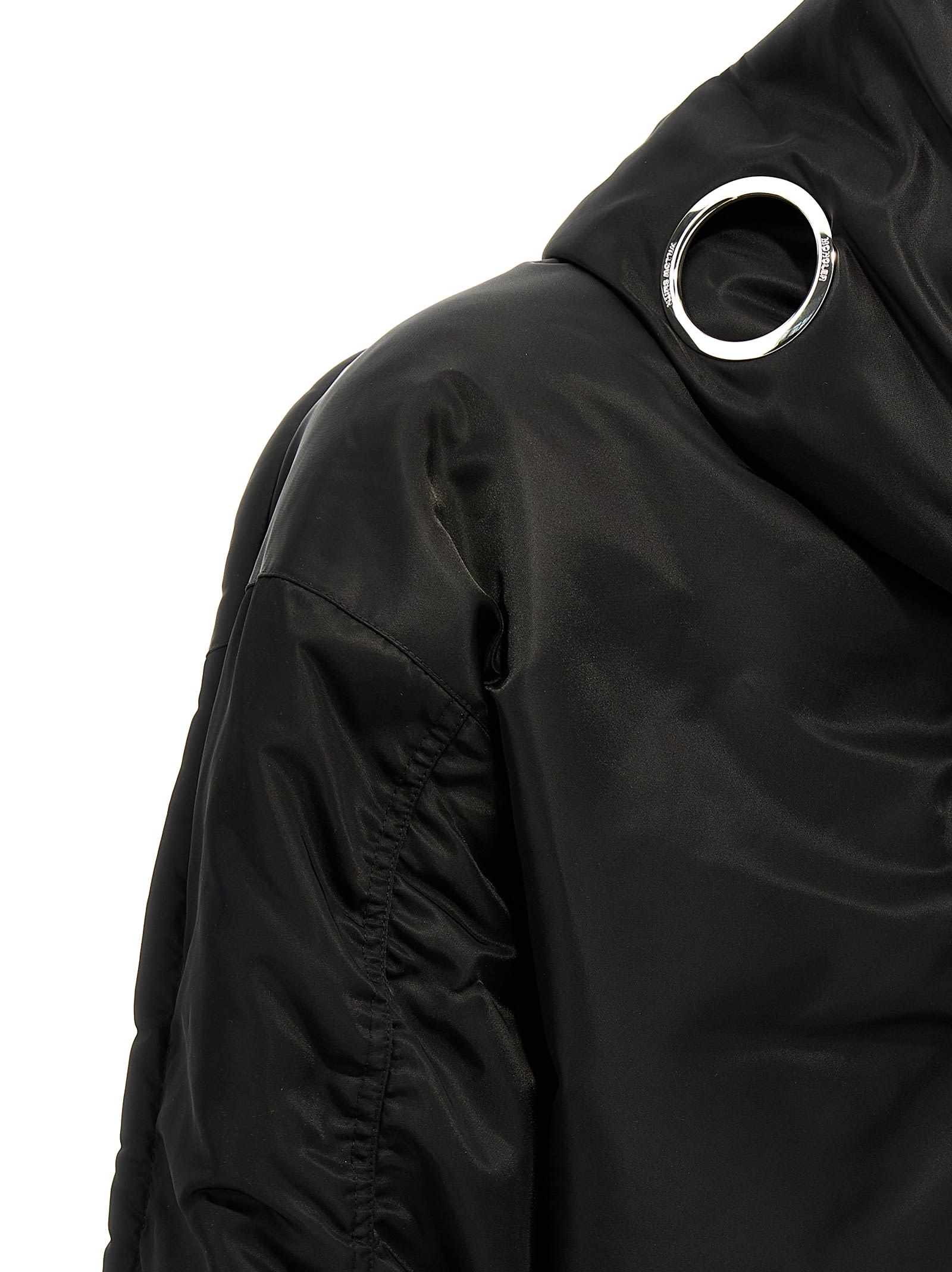 Moncler Genius Malek 6 Moncler Willow Smith Jacket With Logo Patch And Iconic Metal Detail In Black