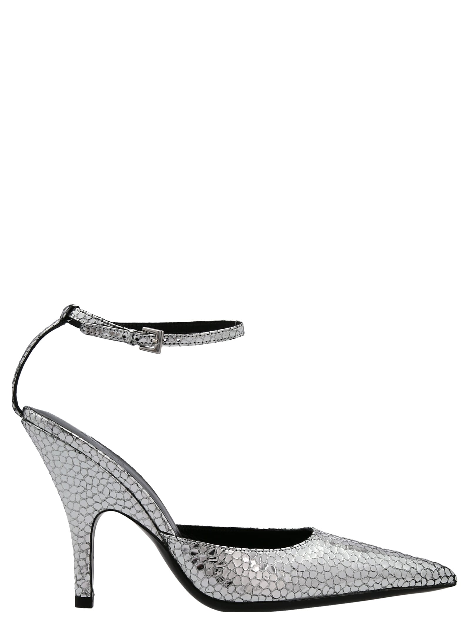 By Far Eliza Pump In Silver
