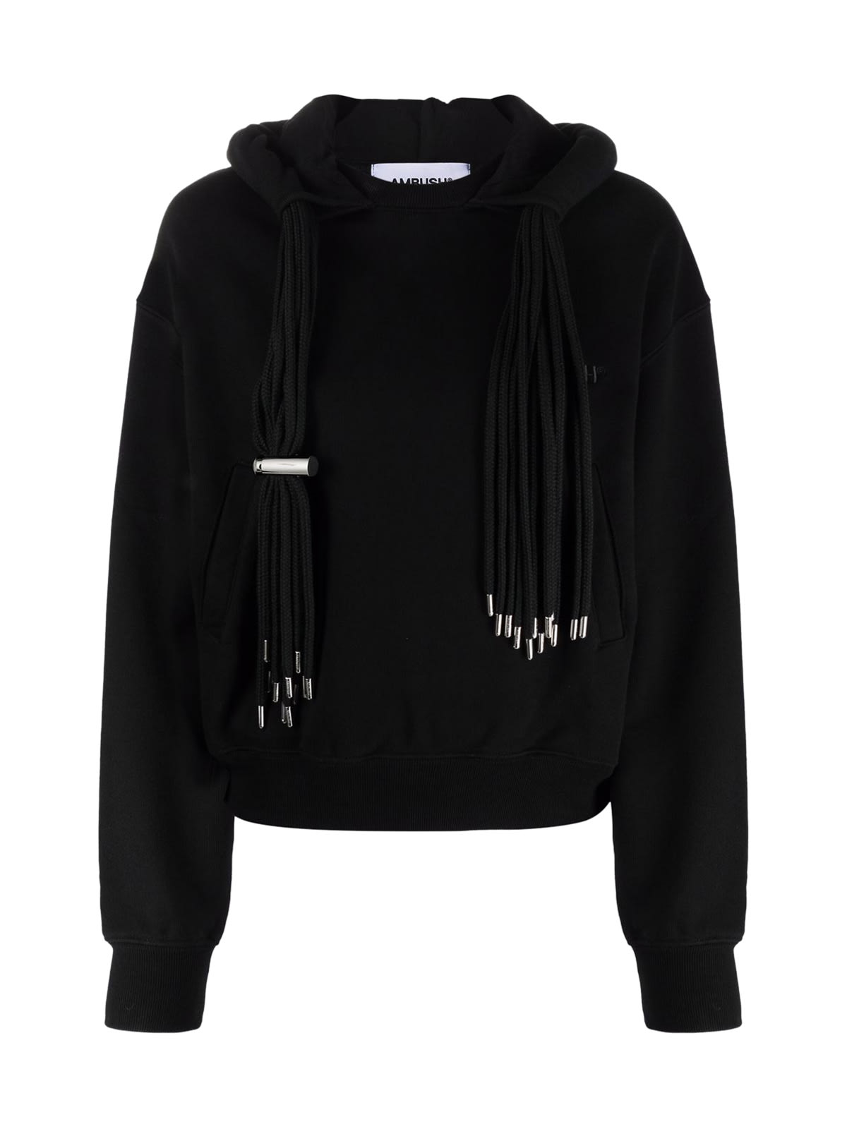 Ambush Black Cotton Multicord Sweatshirt In Black
