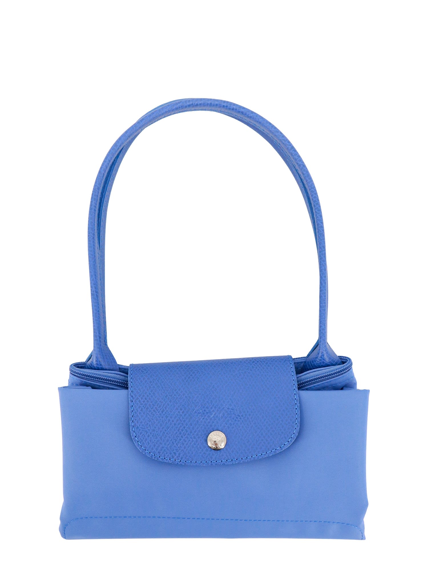 Shop Longchamp Le Pliage Shoulder Bag In Bleuet