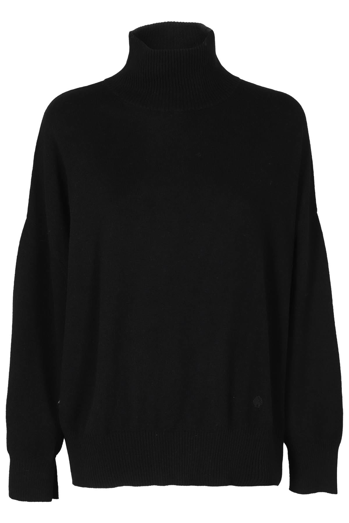 Shop Loulou Studio High Collar Sweater In Black