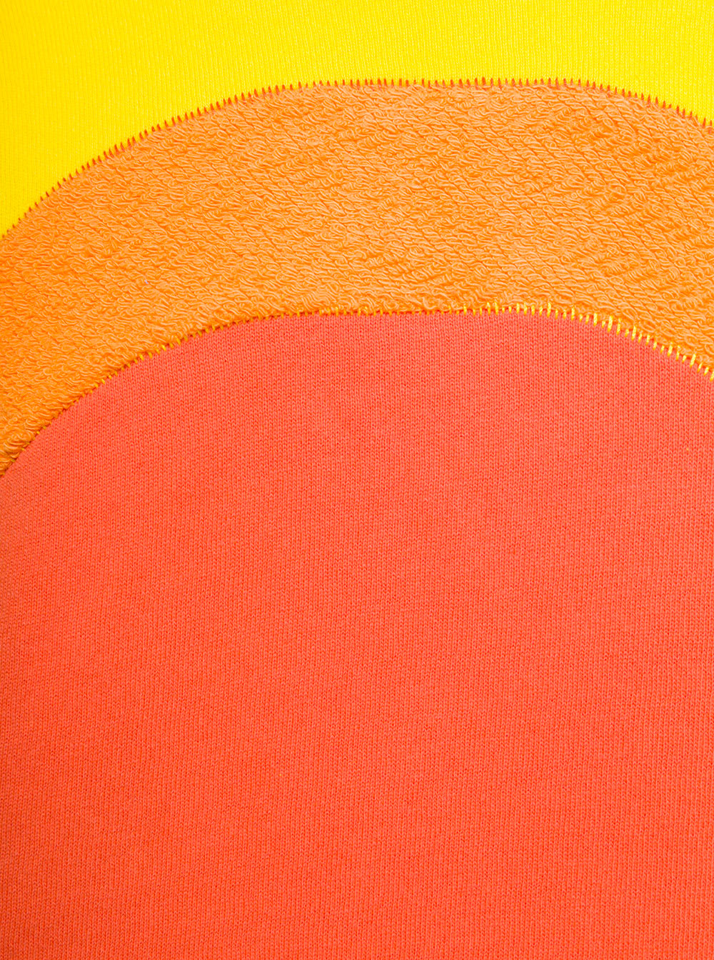 Shop Erl Unisex Rainbow Hoodie Knit In Orange