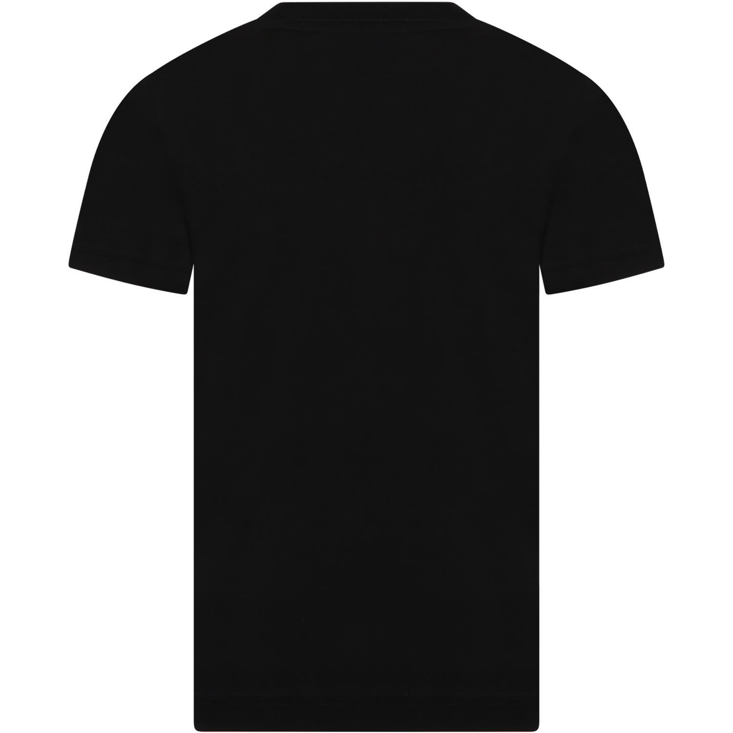 Nike Black T-shirt For Kids With Logo In Black
