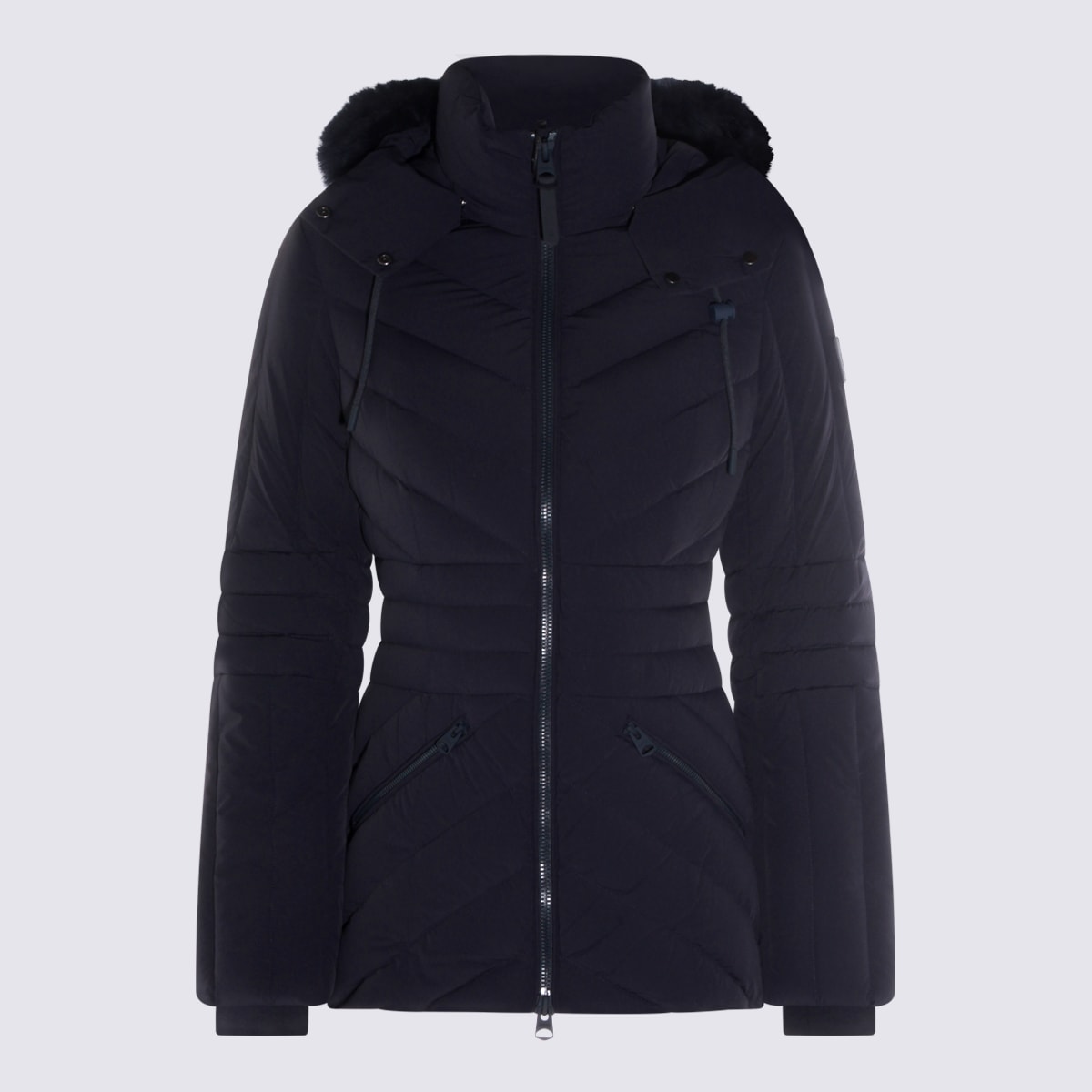 Mackage Dark Blue Down Jacket In Black
